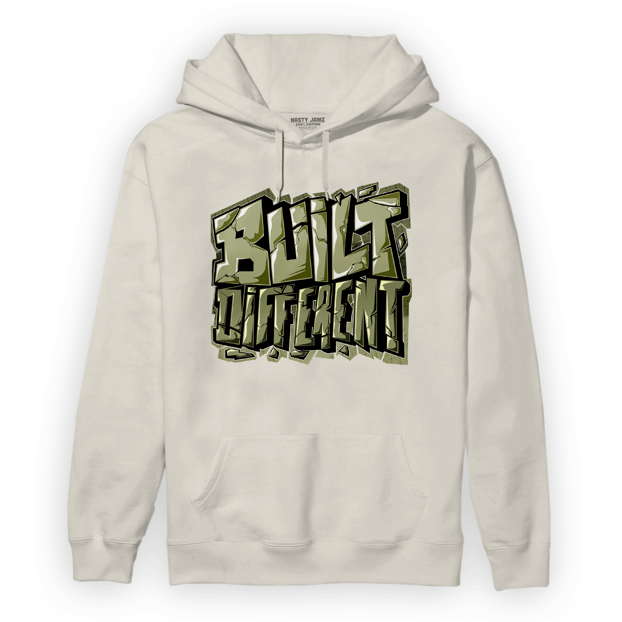 Yeezy Slide Resin Hoodie Match Built Different - NastyJamz