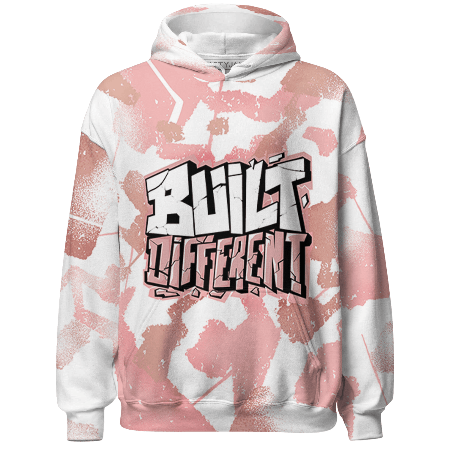 Low Legend Pink 11s Hoodie Match Built Different 3D All-Over Print Broken - NastyJamz