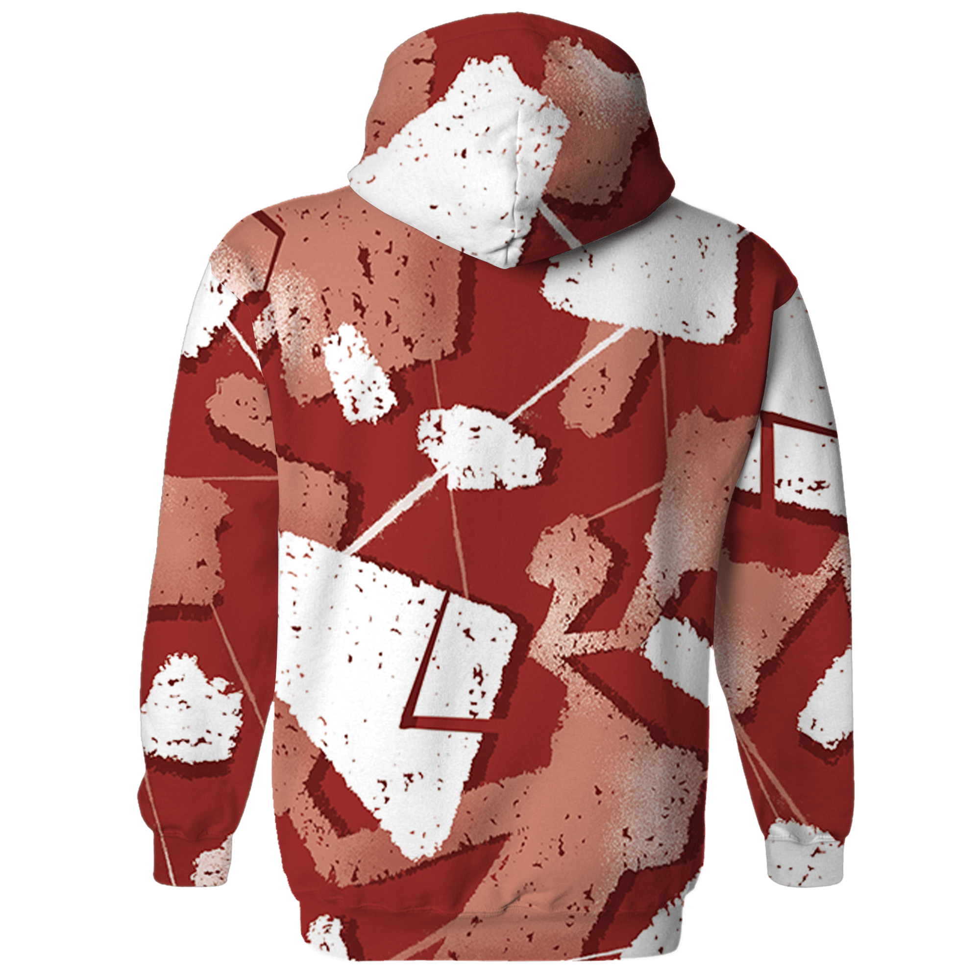 Dune Red 13s Hoodie Match Built Different 3D All-Over Print Broken - NastyJamz