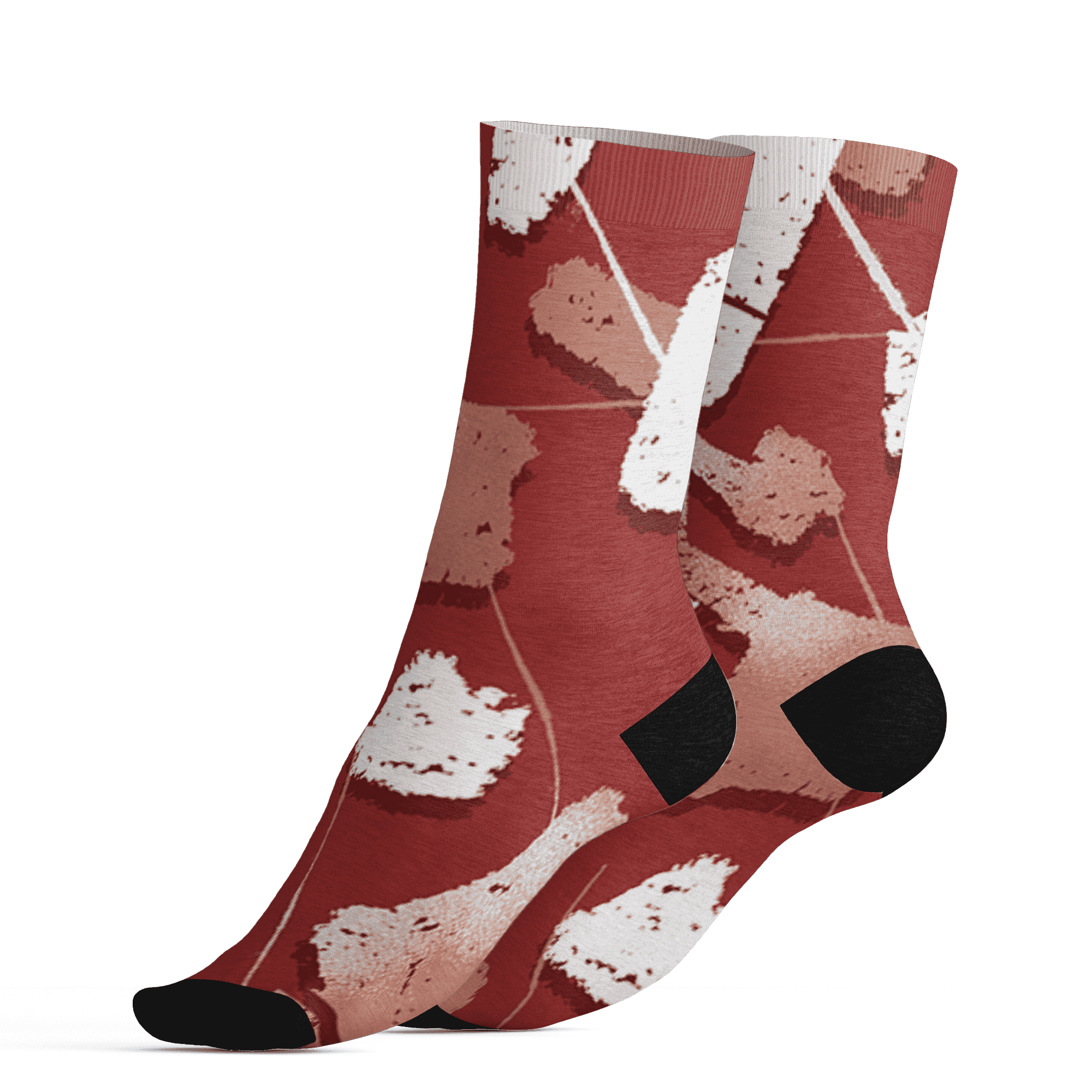 Dune Red 13s Socks Match Built Different 3D All-Over Print Broken - NastyJamz