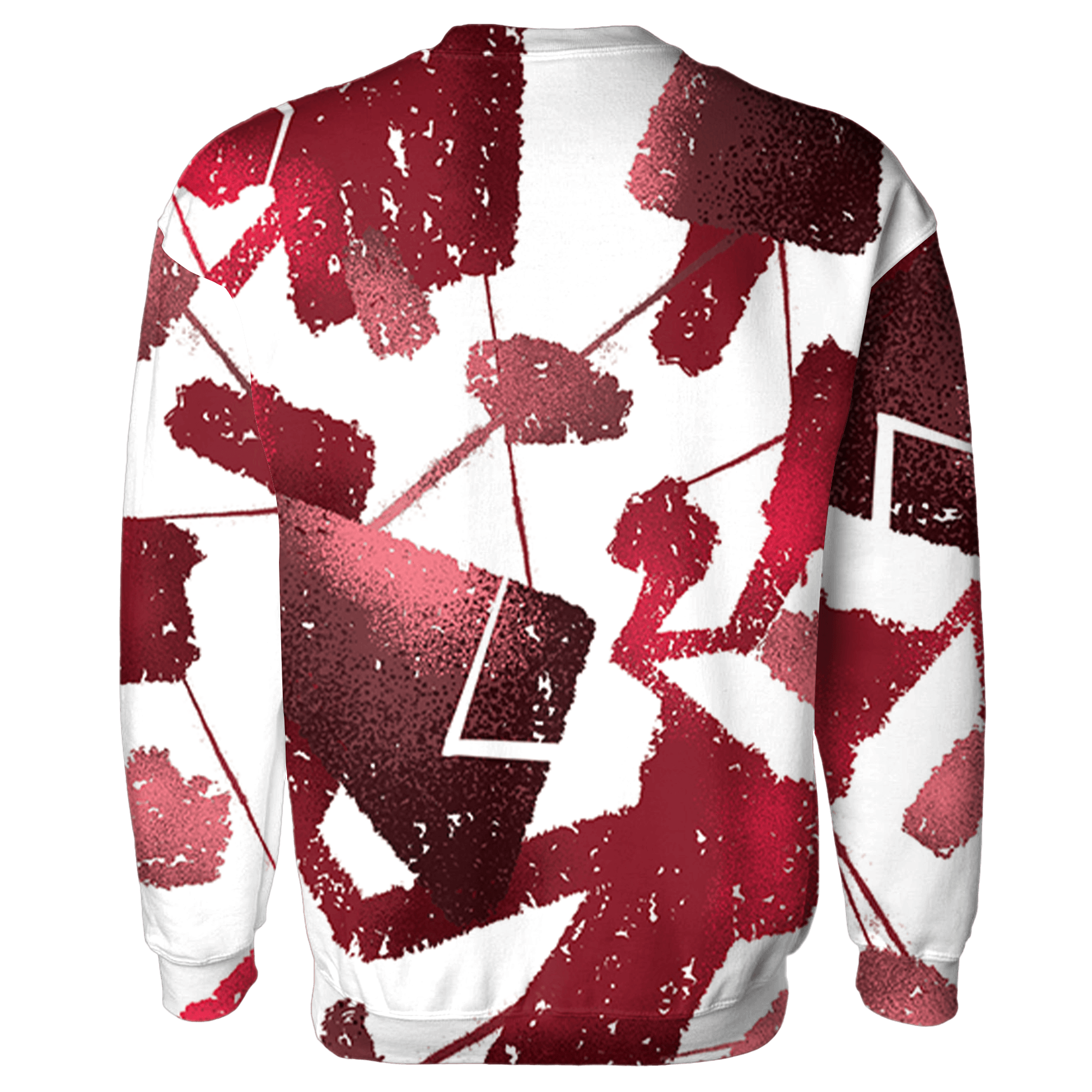 High 85 Metallic Burgundy 1s Sweatshirt Match Built Different 3D All-Over Print Broken - NastyJamz