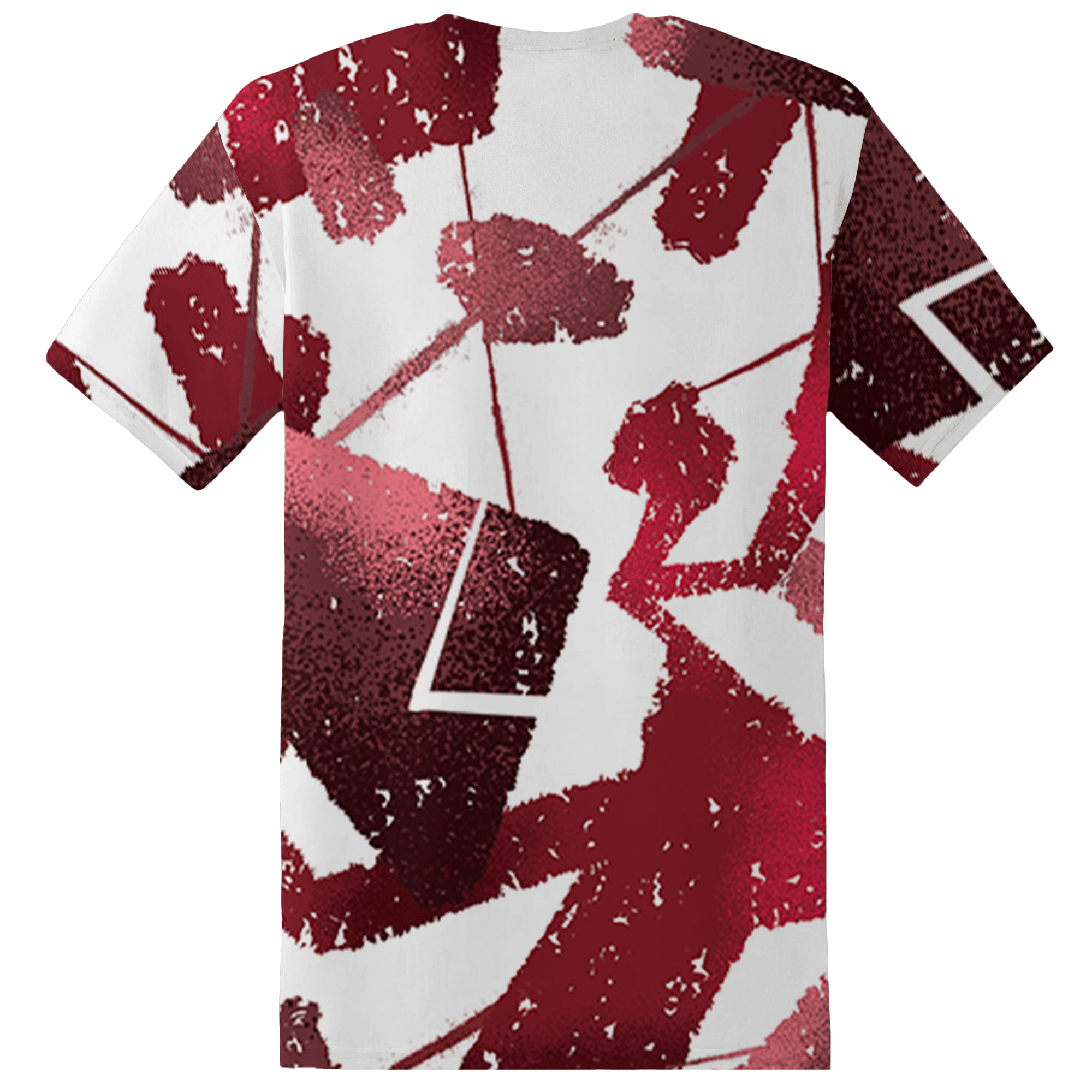 High 85 Metallic Burgundy 1s T Shirt Match Built Different 3D All-Over Print Broken - NastyJamz