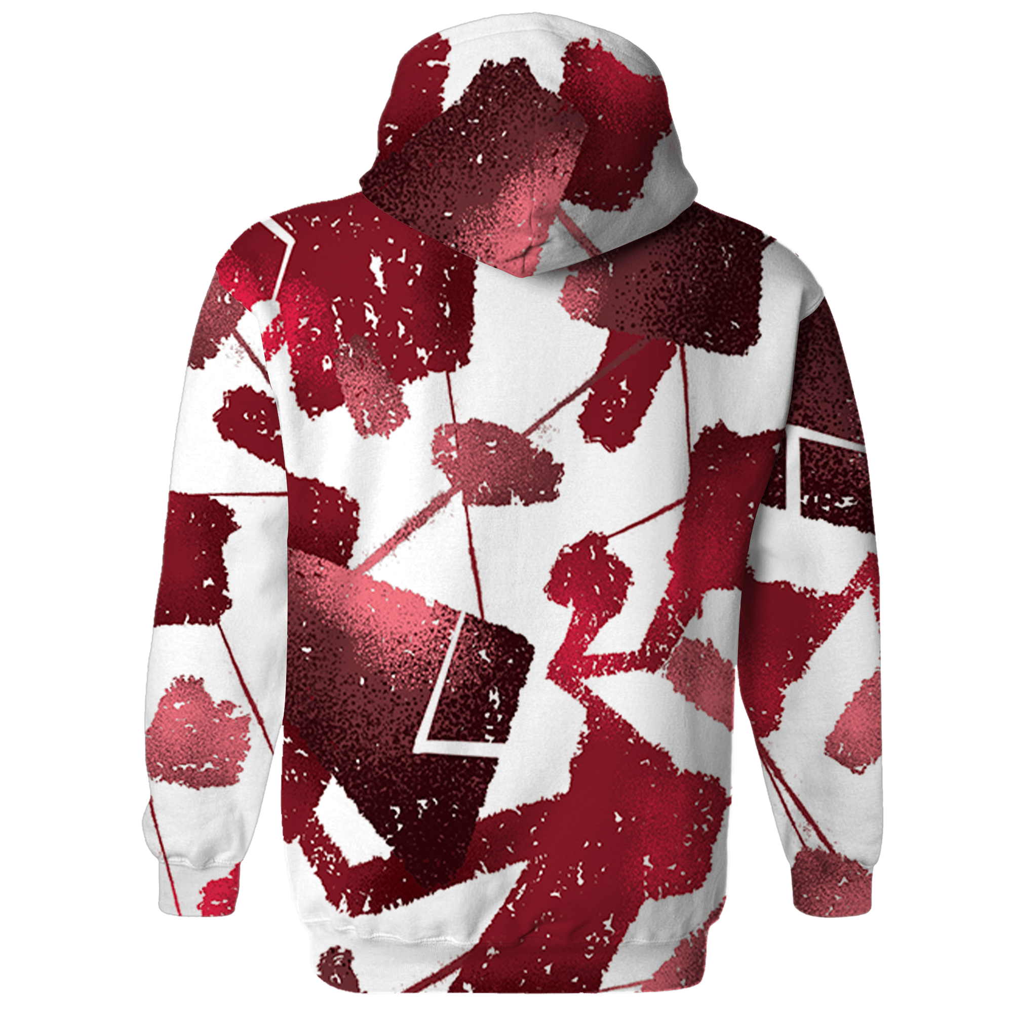 High 85 Metallic Burgundy 1s Hoodie Match Built Different 3D All-Over Print Broken - NastyJamz