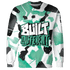 High OG Green Glow 1s Hoodie Match Built Different 3D All-Over Print - NastyJamz