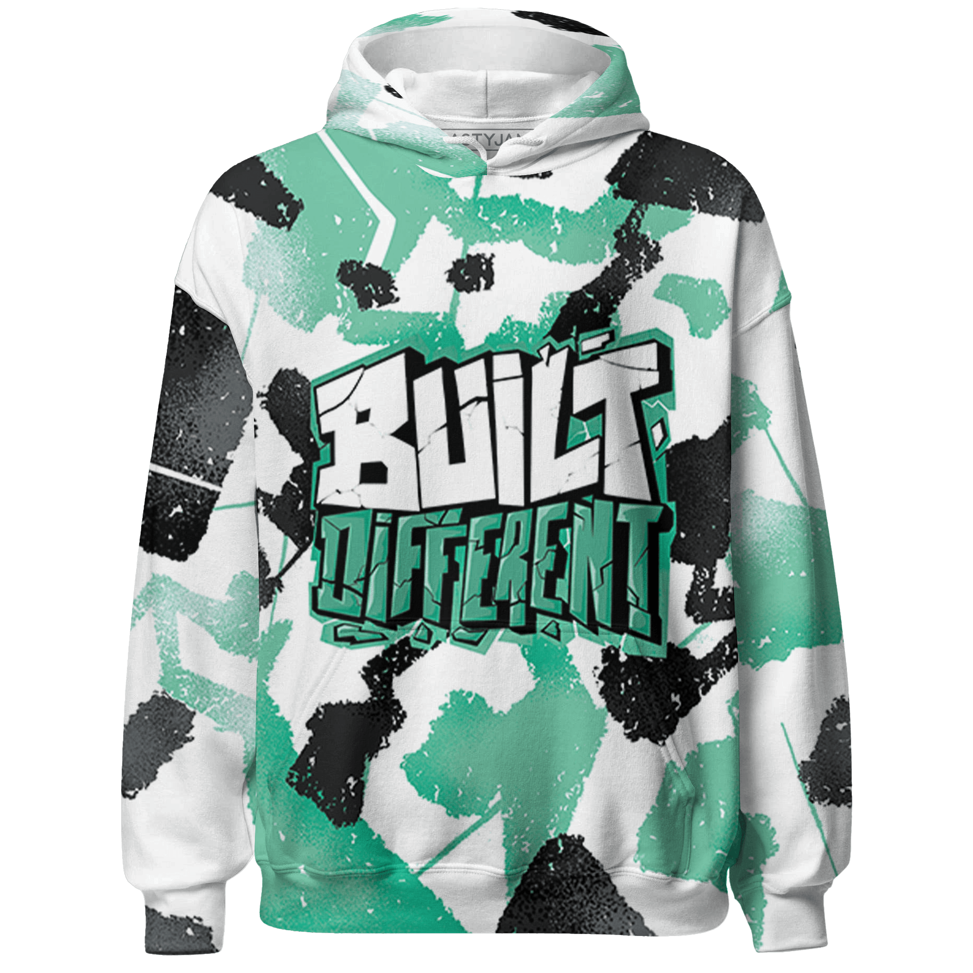 High OG Green Glow 1s Sweatshirt Match Built Different 3D All-Over Print - NastyJamz