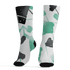 High OG Green Glow 1s Socks Match Built Different 3D All-Over Print Broken - NastyJamz