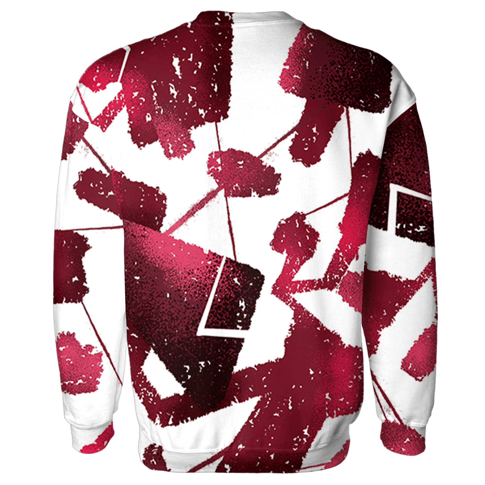 High White Team Red 1s Sweatshirt Match Built Different 3D All-Over Print Broken - NastyJamz