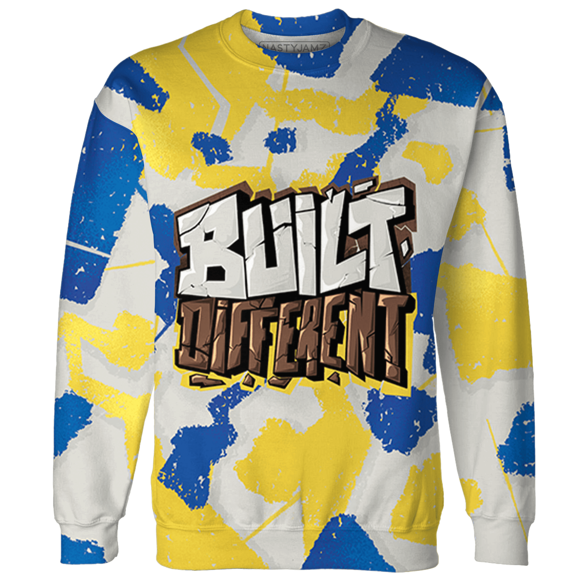 Low OG Canary TVSC 1s Sweatshirt Match Built Different 3D All-Over Print Broken - NastyJamz