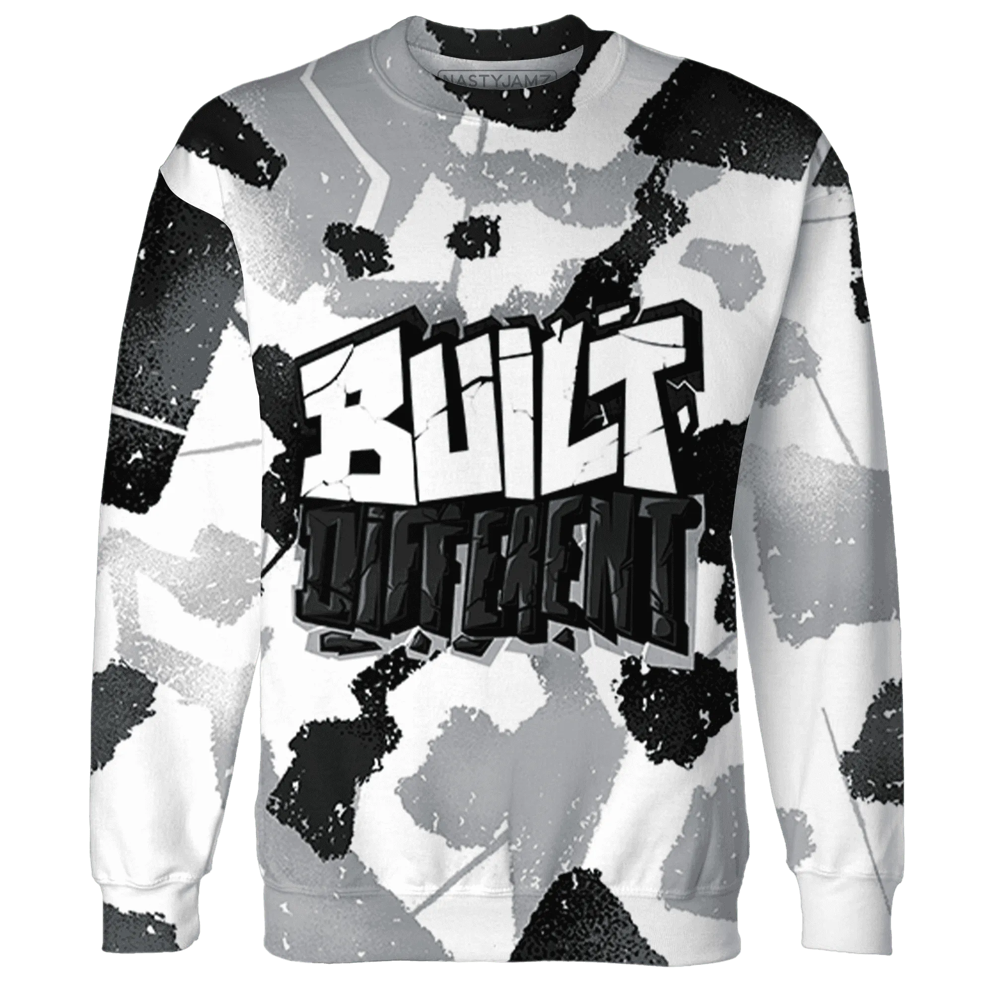 Wolf-Grey-1s-Sweatshirt-Match-Built-Different-3D-Broken