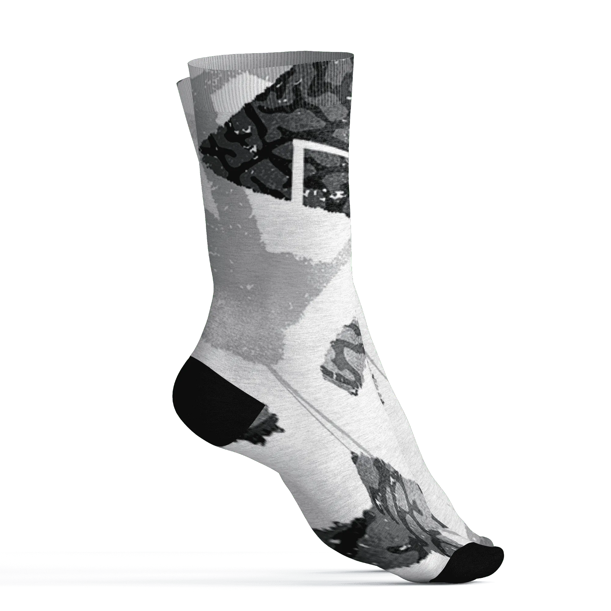 Cement-Grey-3s-Socks-Match-Built-Different-3D-Broken