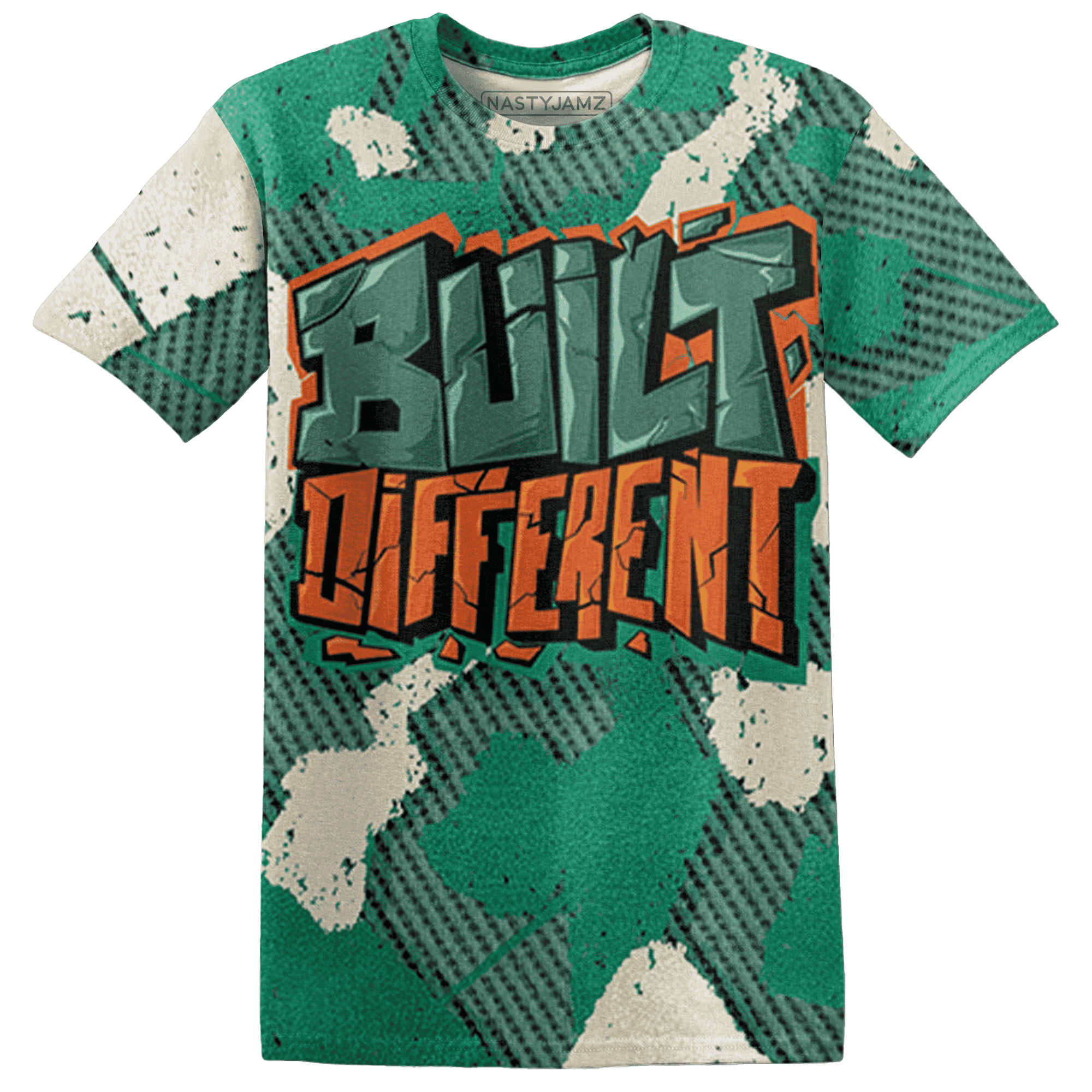 Nina CN Abney 3s T Shirt Match Built Different 3D All-Over Print Broken - NastyJamz