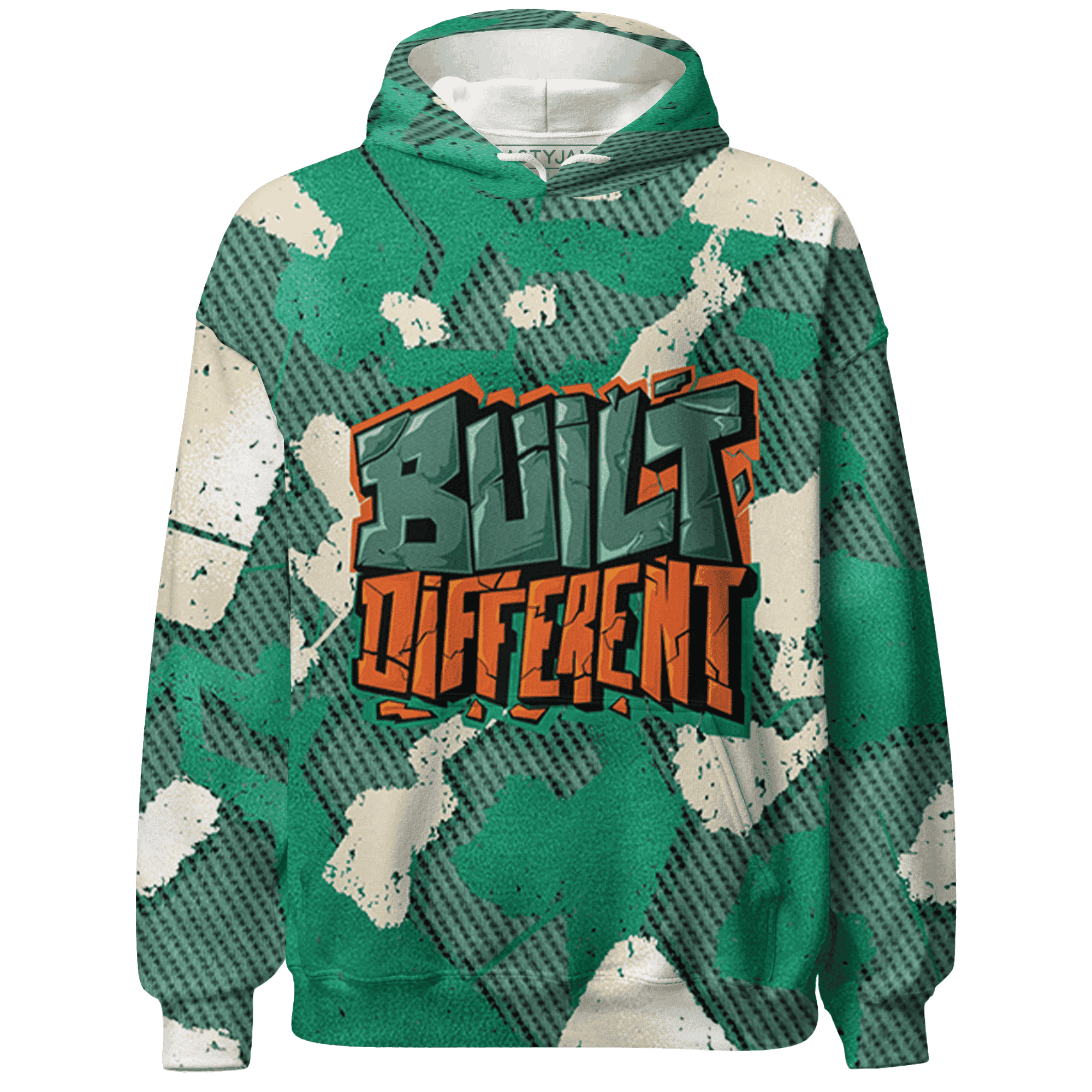 Nina CN Abney 3s Hoodie Match Built Different 3D All-Over Print Broken - NastyJamz