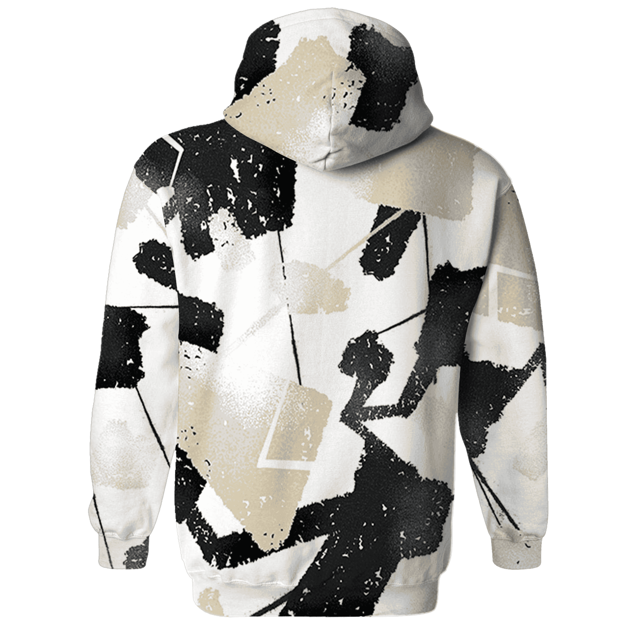 Quaiii 54 3s Hoodie Match Built Different 3D All-Over Print Broken - NastyJamz