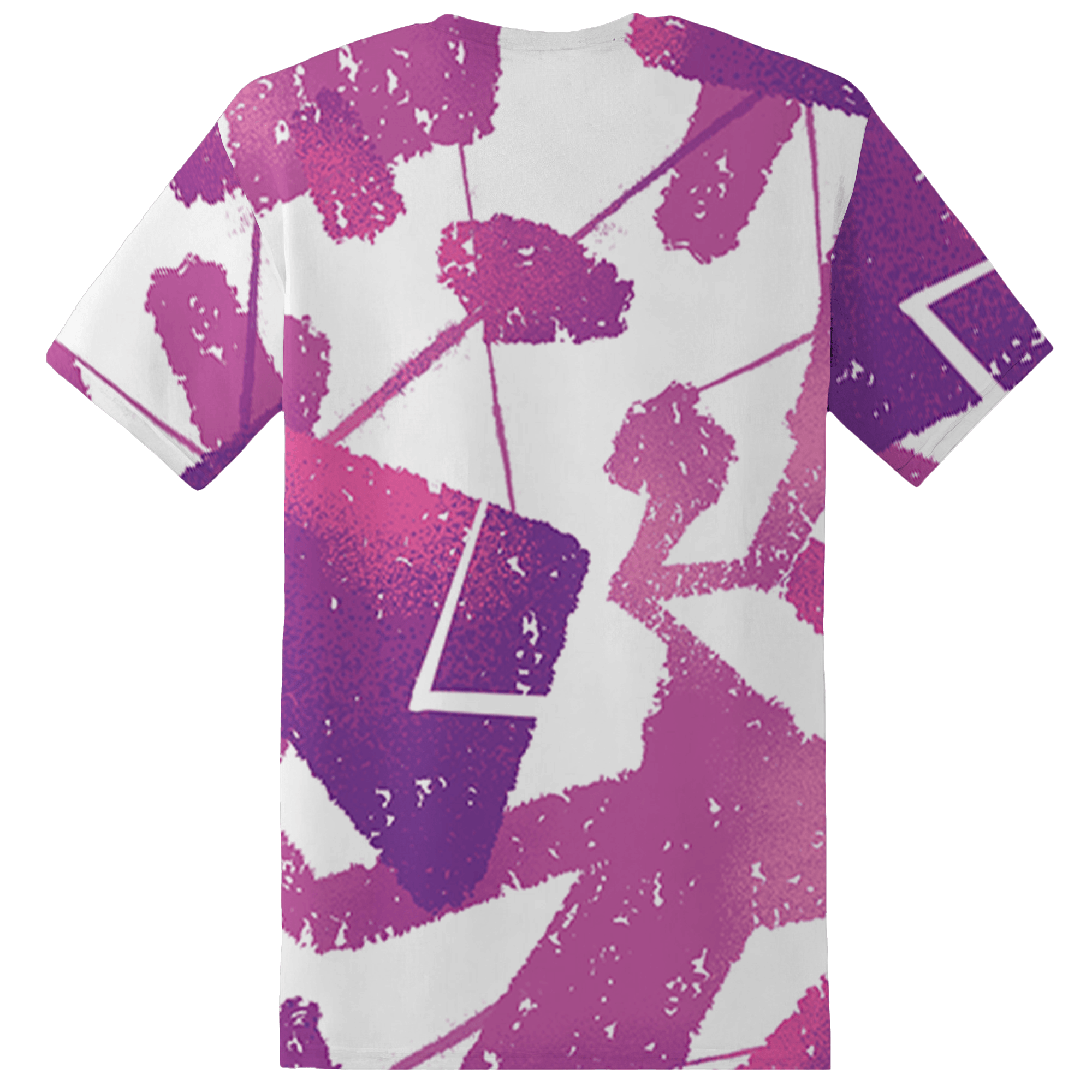 GS Hyper Violet 4s T Shirt Match Built Different 3D All-Over Print Broken - NastyJamz