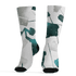 Oxidized Green 4s Socks Match Built Different 3D All-Over Print Broken - NastyJamz