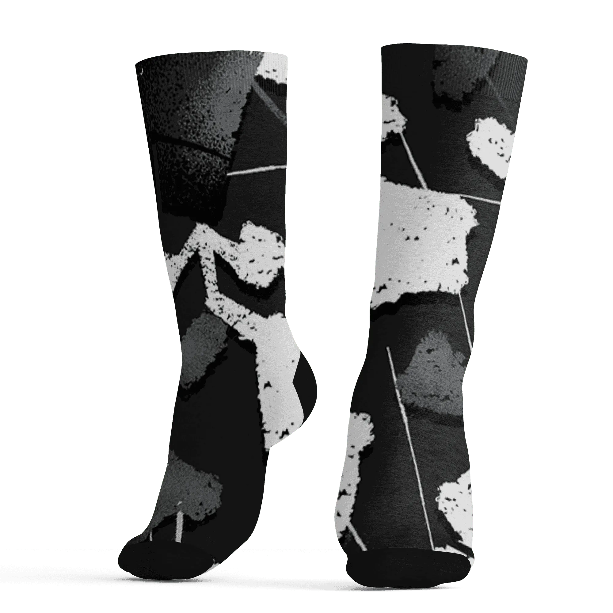 White-Thunder-4s-Socks-Match-Built-Different-3D-Broken