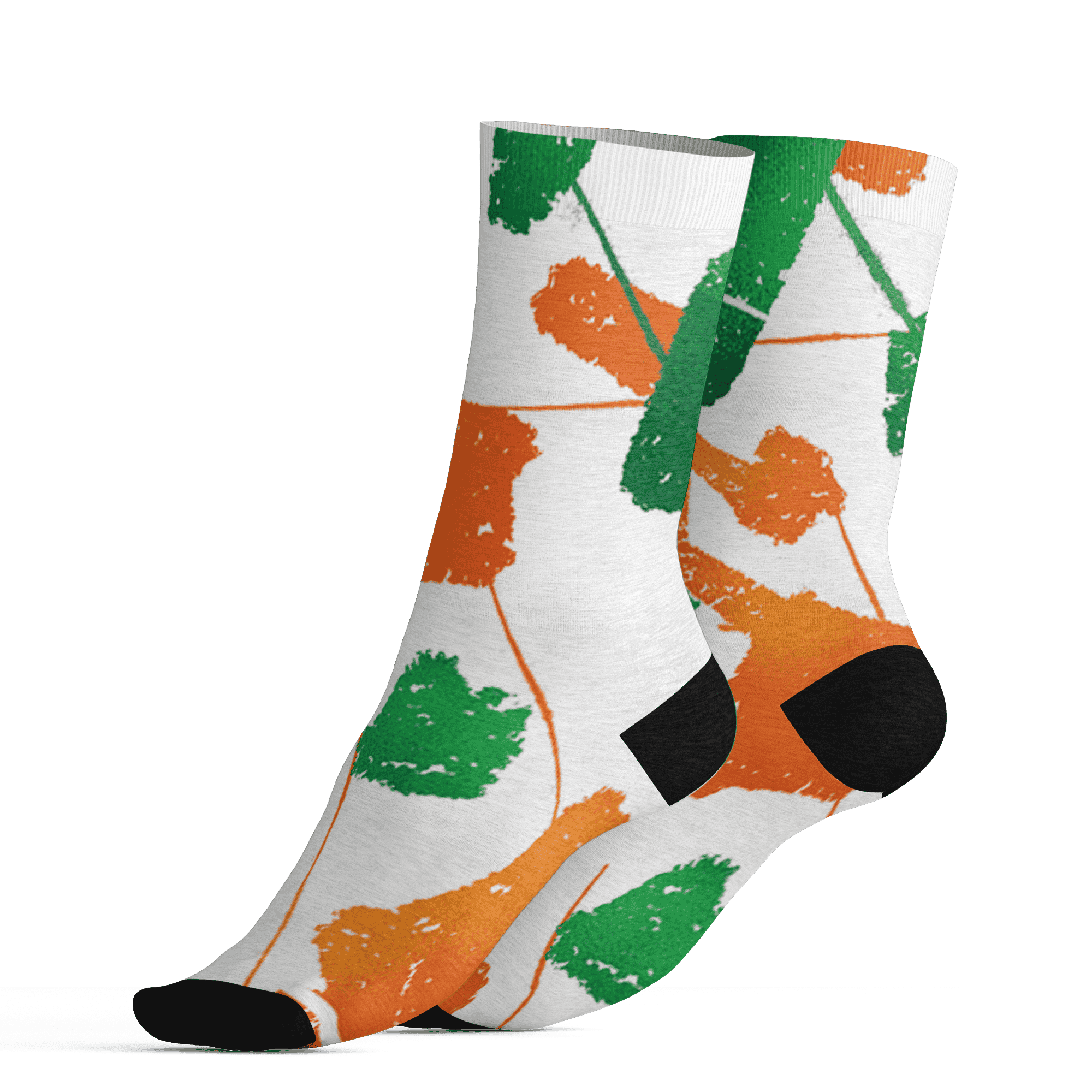 AJ 5 MAM Hurricanes Socks Match Built Different 3D All-Over Print Broken - NastyJamz