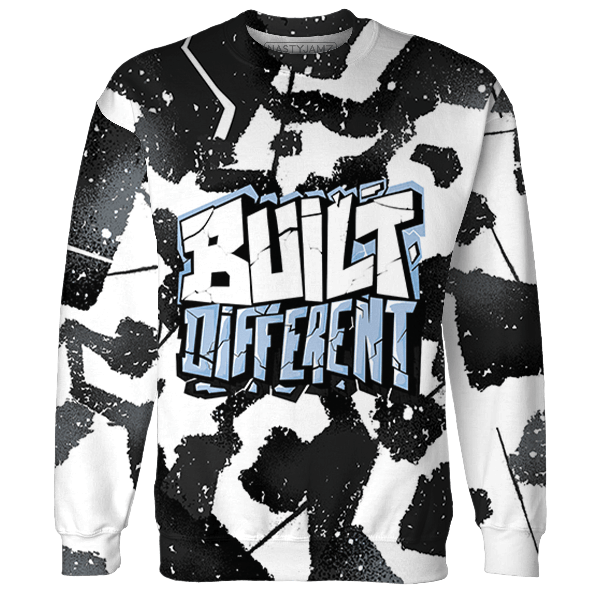 Reverse Oreo 6s Sweatshirt Match Built Different 3D All-Over Print Broken - NastyJamz