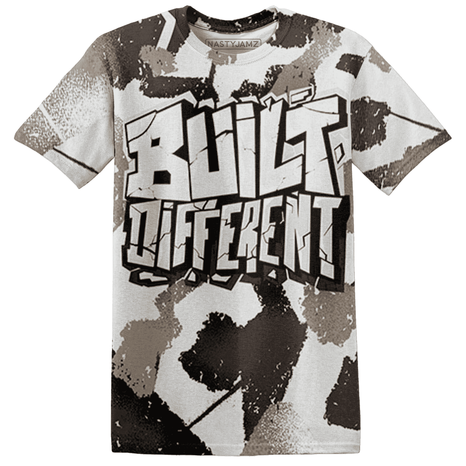Dunk Low Baroque Brown T Shirt Match Built Different 3D All-Over Print Broken - NastyJamz
