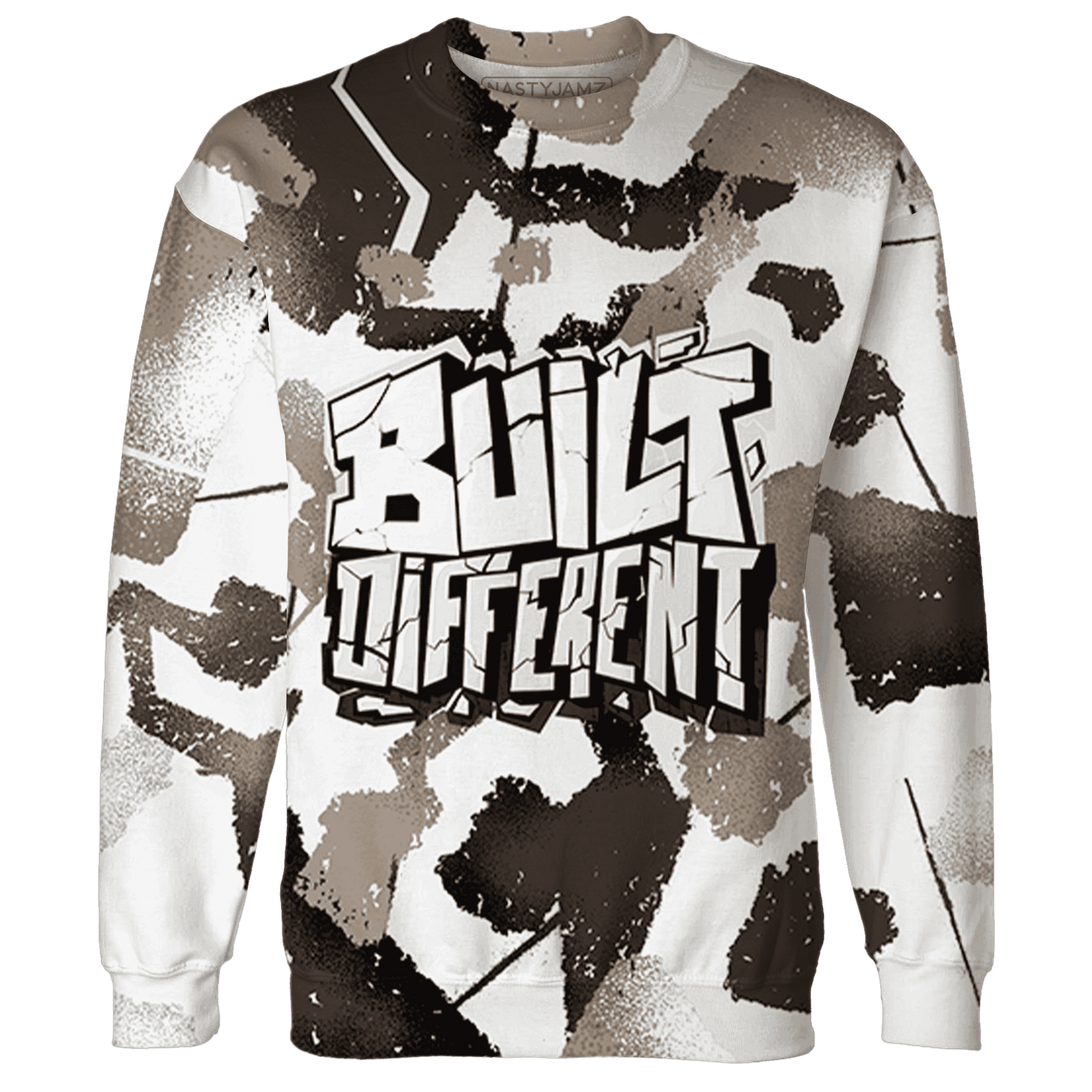 Dunk Low Baroque Brown Sweatshirt Match Built Different 3D All-Over Print Broken - NastyJamz