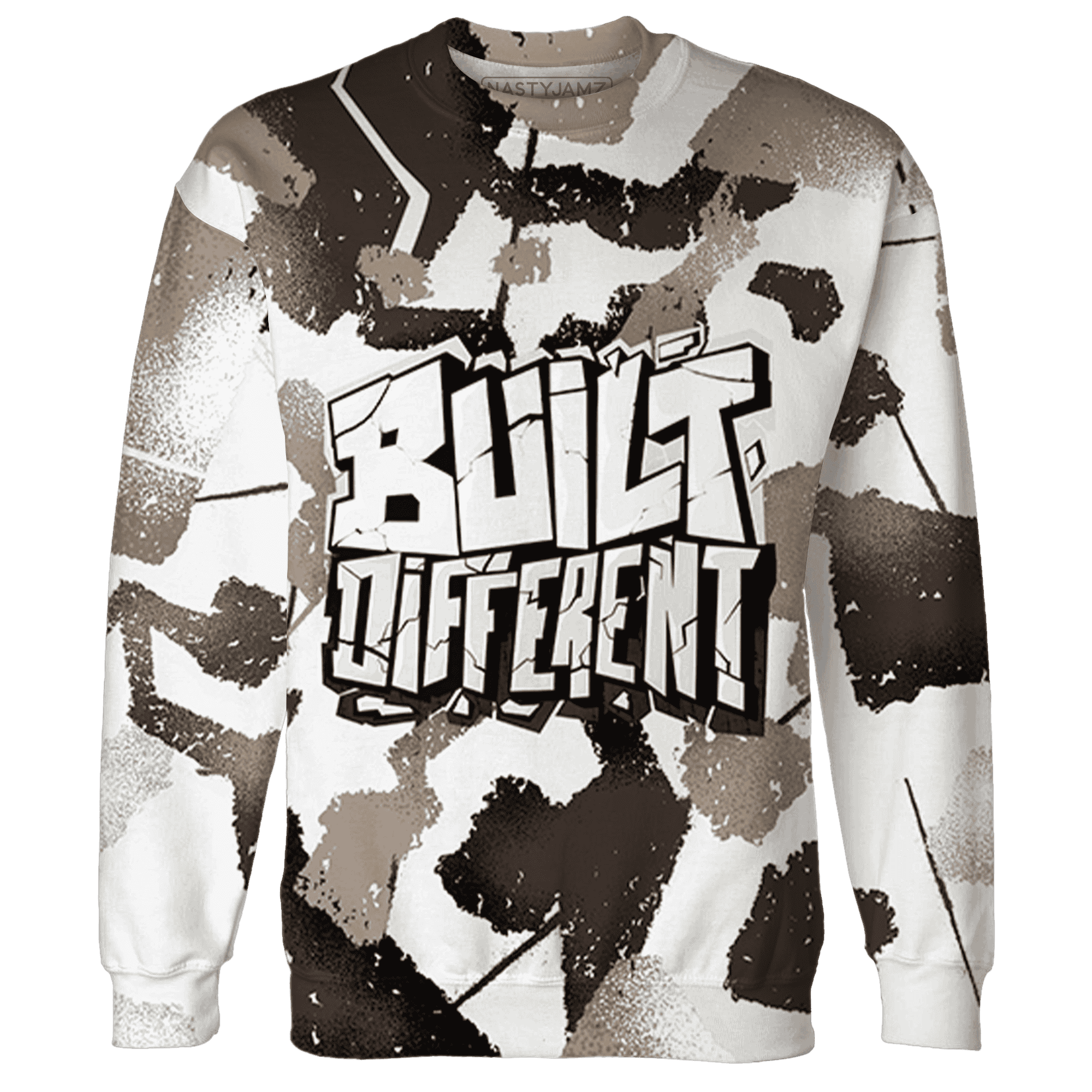 Dunk Low Baroque Brown Sweatshirt Match Built Different 3D All-Over Print Broken - NastyJamz