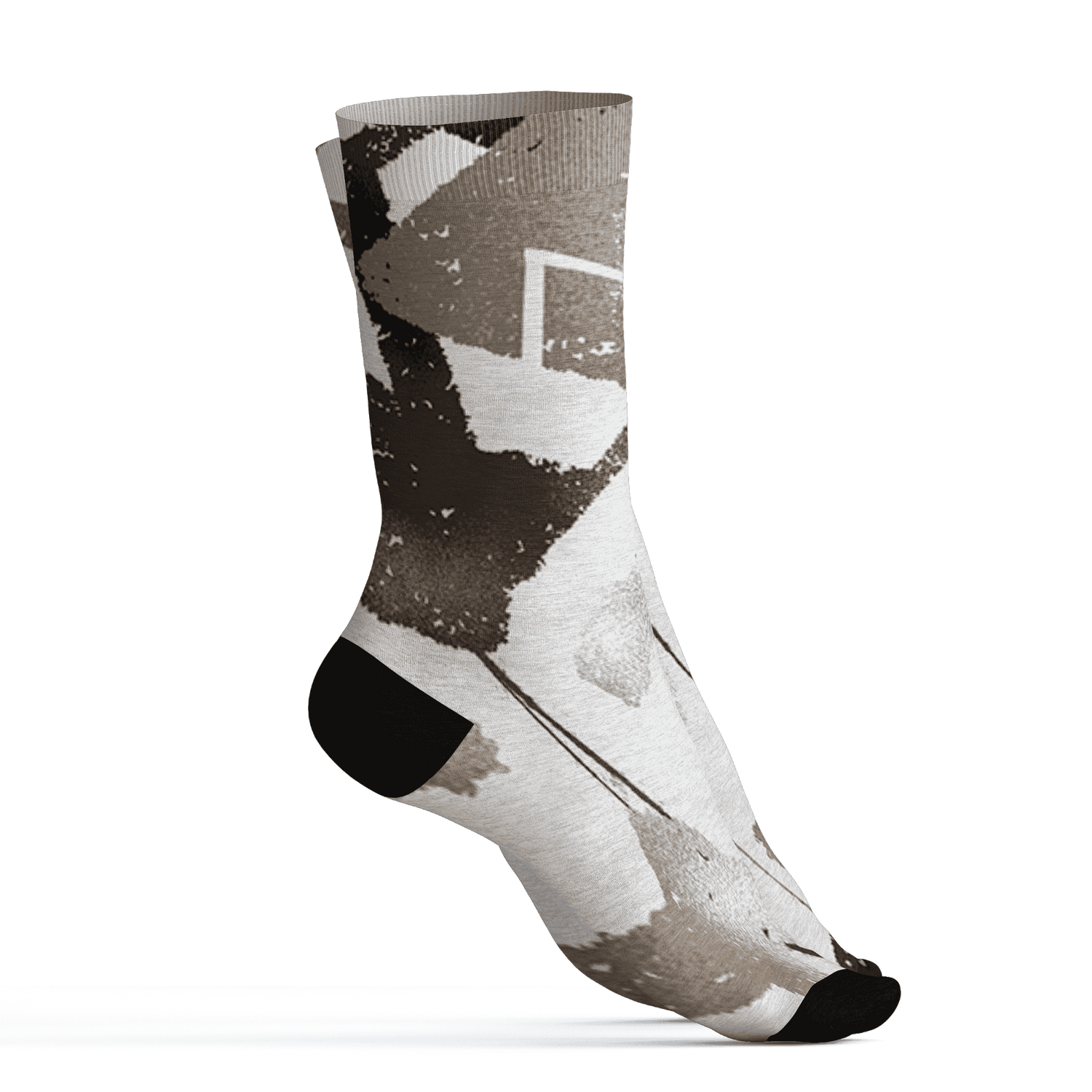 Dunk Low Baroque Brown Socks Match Built Different 3D All-Over Print Broken - NastyJamz