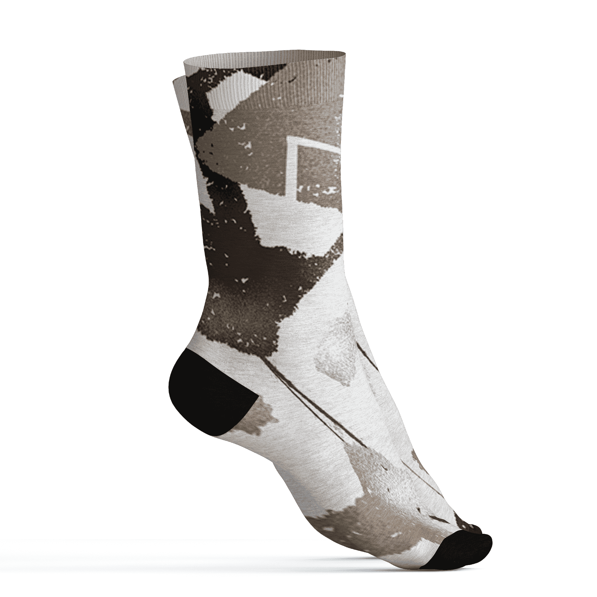 Dunk Low Baroque Brown Socks Match Built Different 3D All-Over Print Broken - NastyJamz