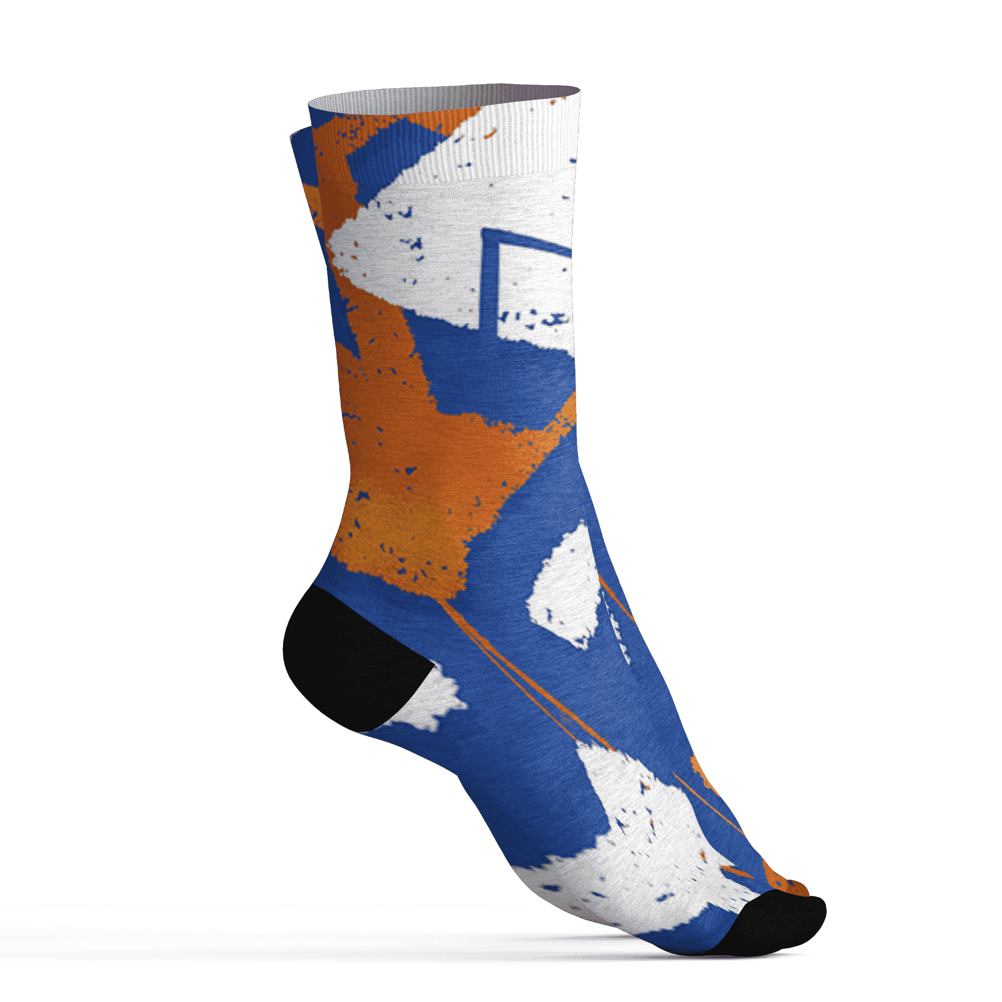 Dunk Low Knicks Socks Match Built Different 3D All-Over Print Broken - NastyJamz