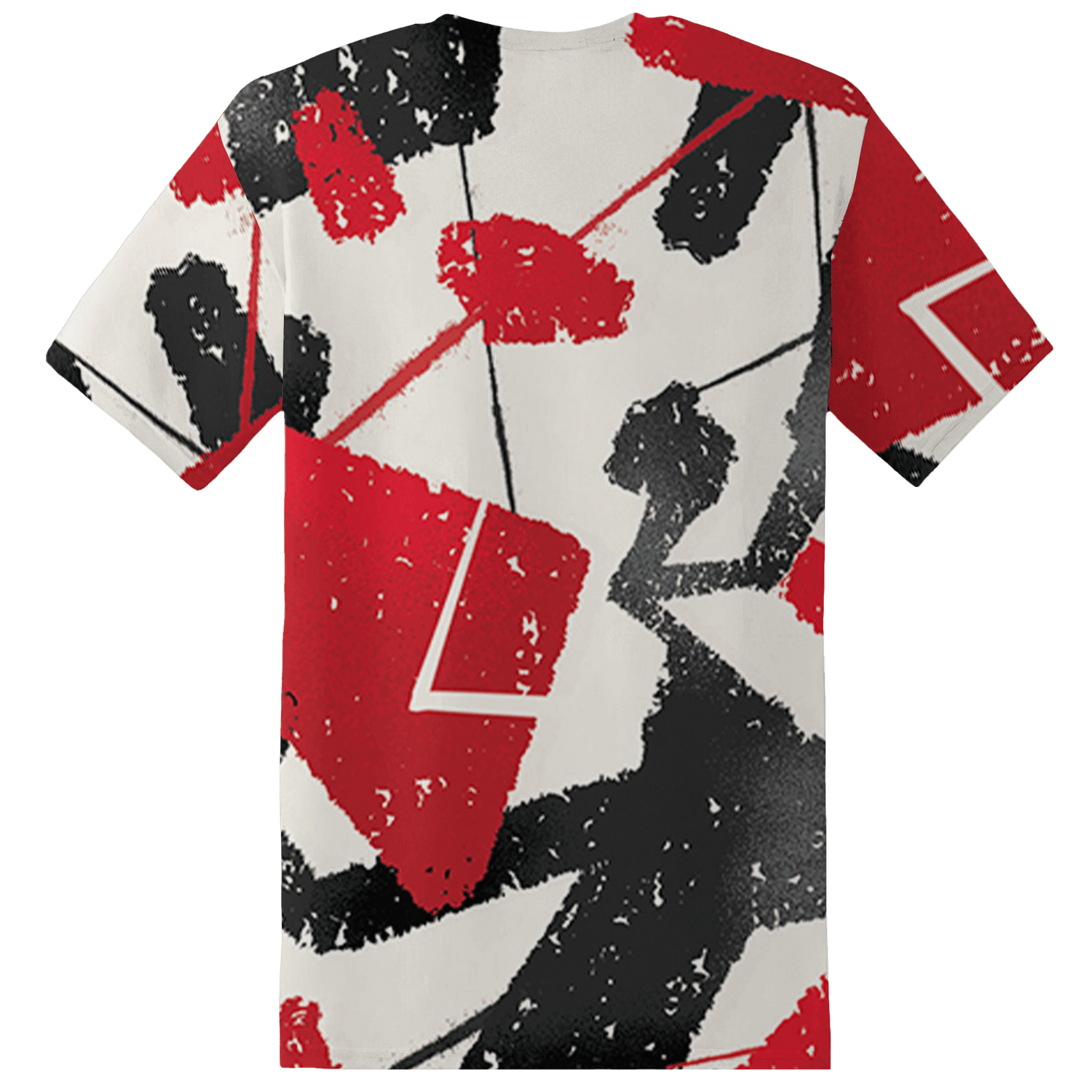 Jumman Jack University Red T Shirt Match Built Different 3D All-Over Print Broken - NastyJamz