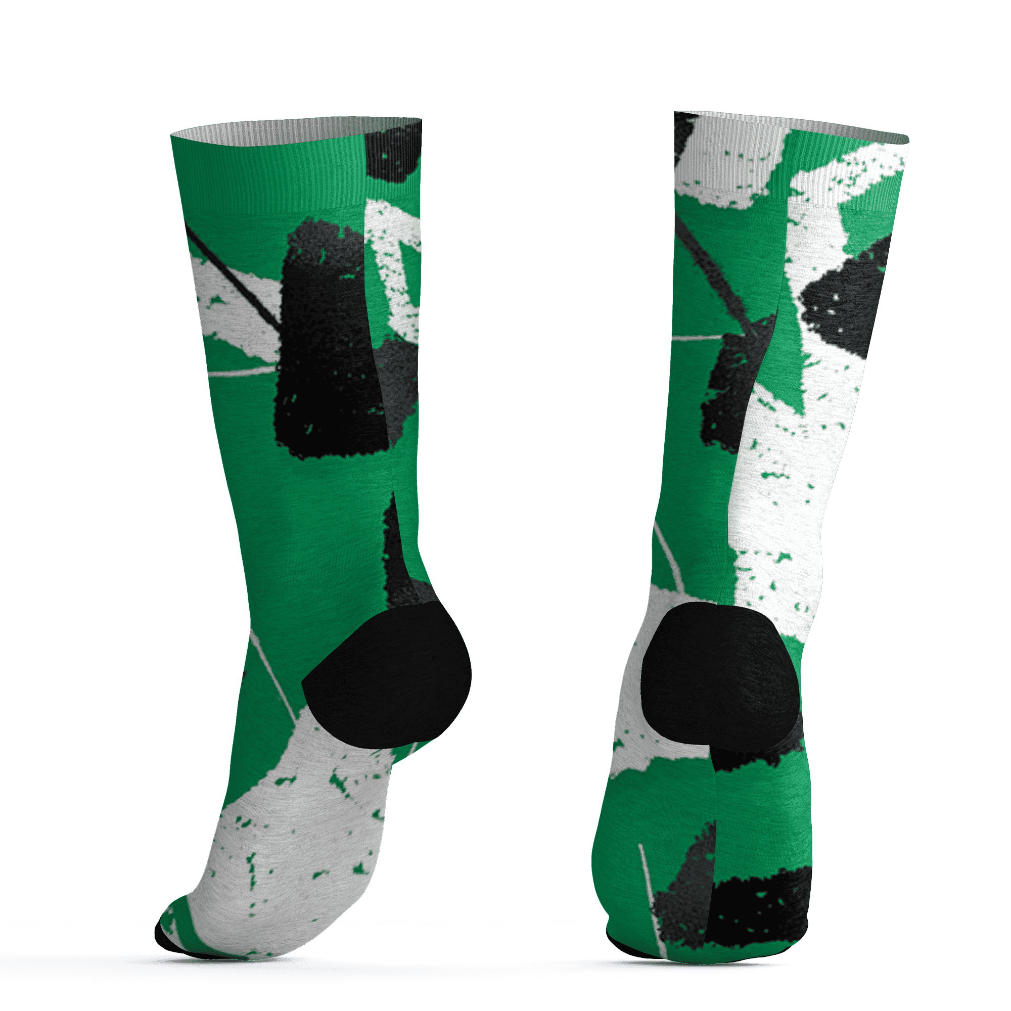Lucky Green 5s Socks Match Built Different 3D All-Over Print Broken - NastyJamz