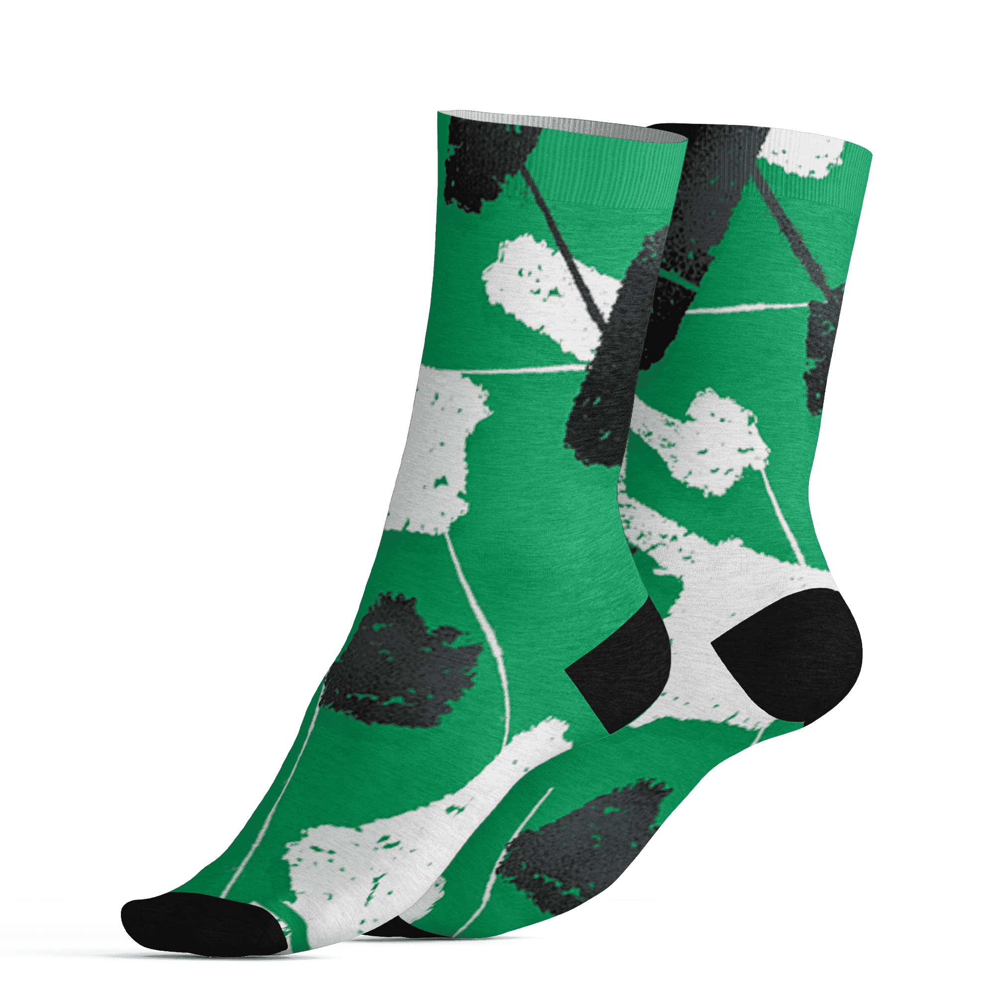 Lucky Green 5s Socks Match Built Different 3D All-Over Print Broken - NastyJamz
