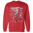 Black-Toe-Reimagined-Red-White-1s-Sweatshirt-Match-Busy-Getting-Money-Skull