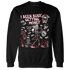 High-White-Team-Red-1s-NastyJamz-Sweatshirt-Match-Busy-Getting-Money-Skull