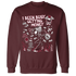 High-White-Team-Red-1s-NastyJamz-Sweatshirt-Match-Busy-Getting-Money-Skull