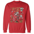 AM-90-Dark-Sage-Solar-Red-NastyJamz-Sweatshirt-Match-Busy-Getting-Money-Skull