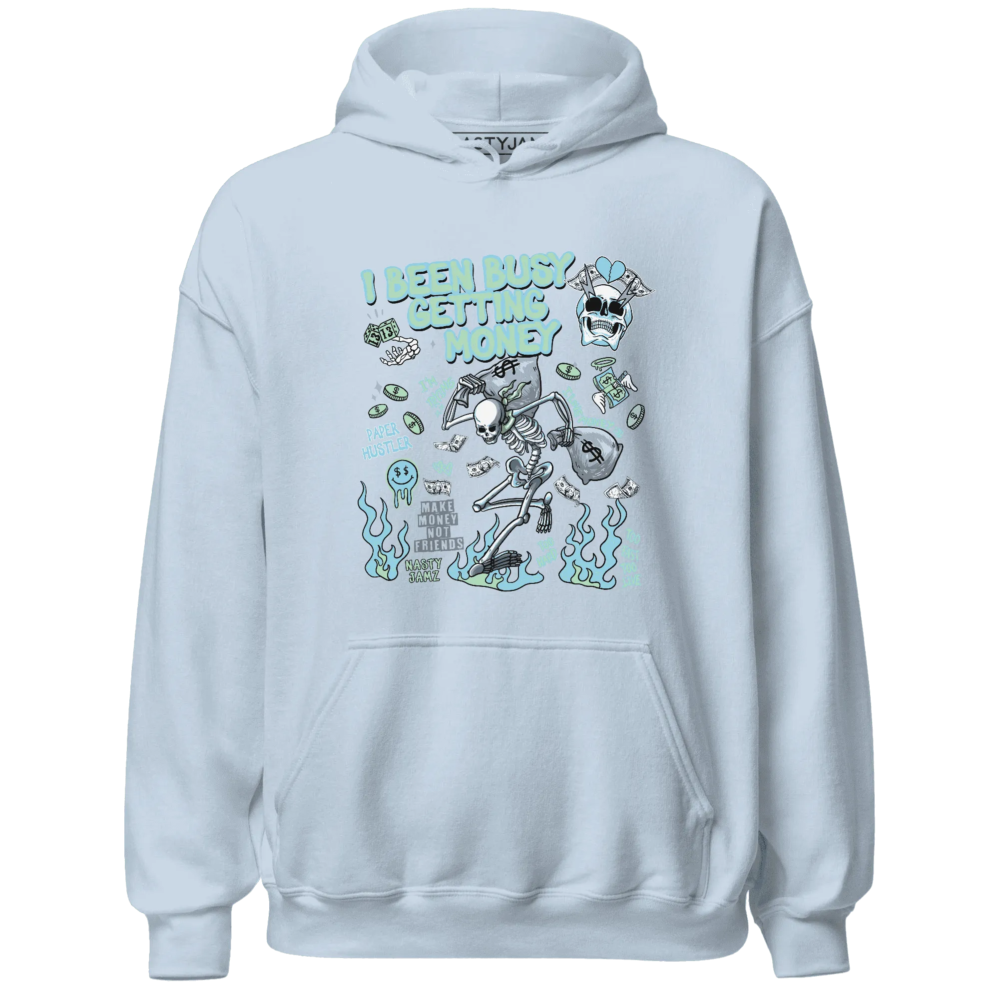 Dunk-Verdy-Visty-Blue-Gaze-Light-Arctic-Hoodie-Match-Busy-Getting-Money-Skull