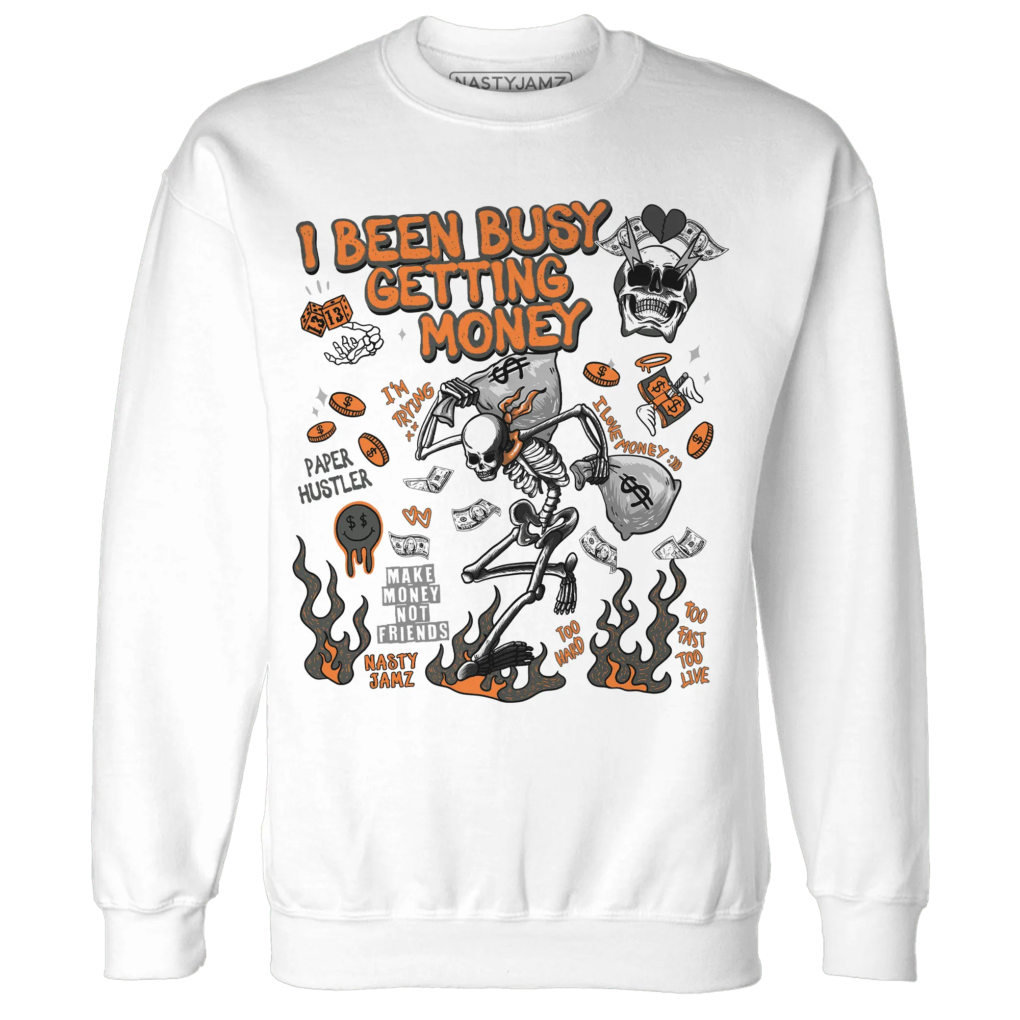 Fear-Pack-3s-NastyJamz-Sweatshirt-Match-Busy-Getting-Money-Skull