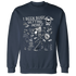 VaporMax-Plus-Midnight-Navy-White-Metallic-Silver-Sweatshirt-Match-Busy-Getting-Money-Skull