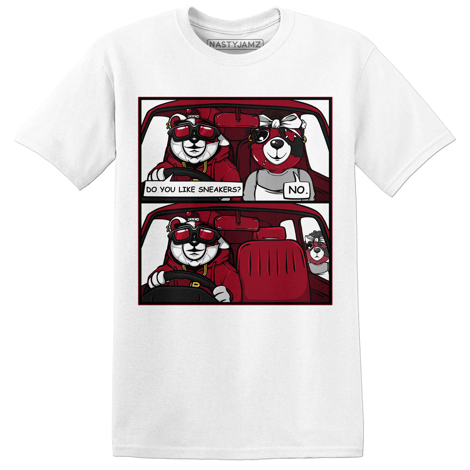 Retro Red Taxi 12s T Shirt Match Bye Her - NastyJamz