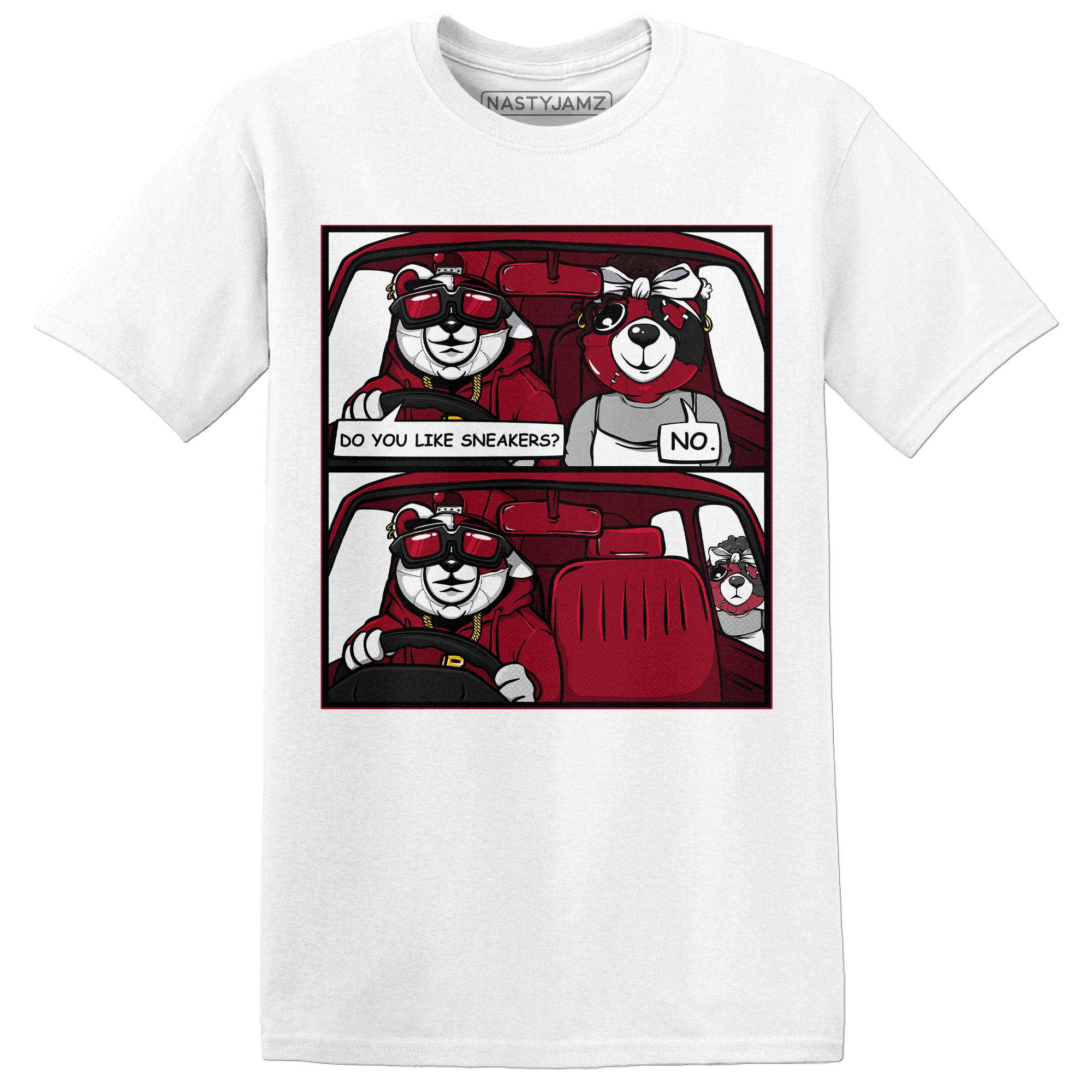 Retro Red Taxi 12s T Shirt Match Bye Her - NastyJamz