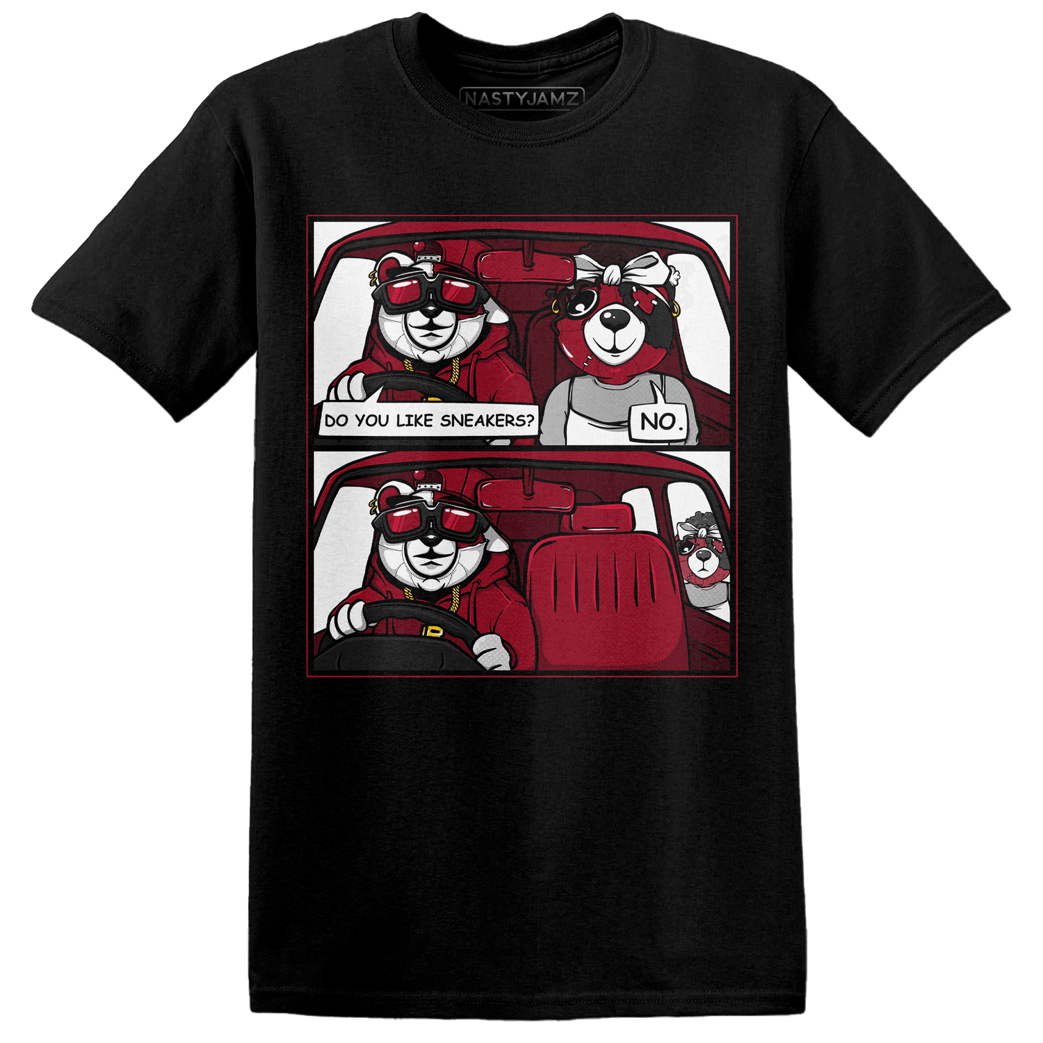 Retro Red Taxi 12s T Shirt Match Bye Her - NastyJamz