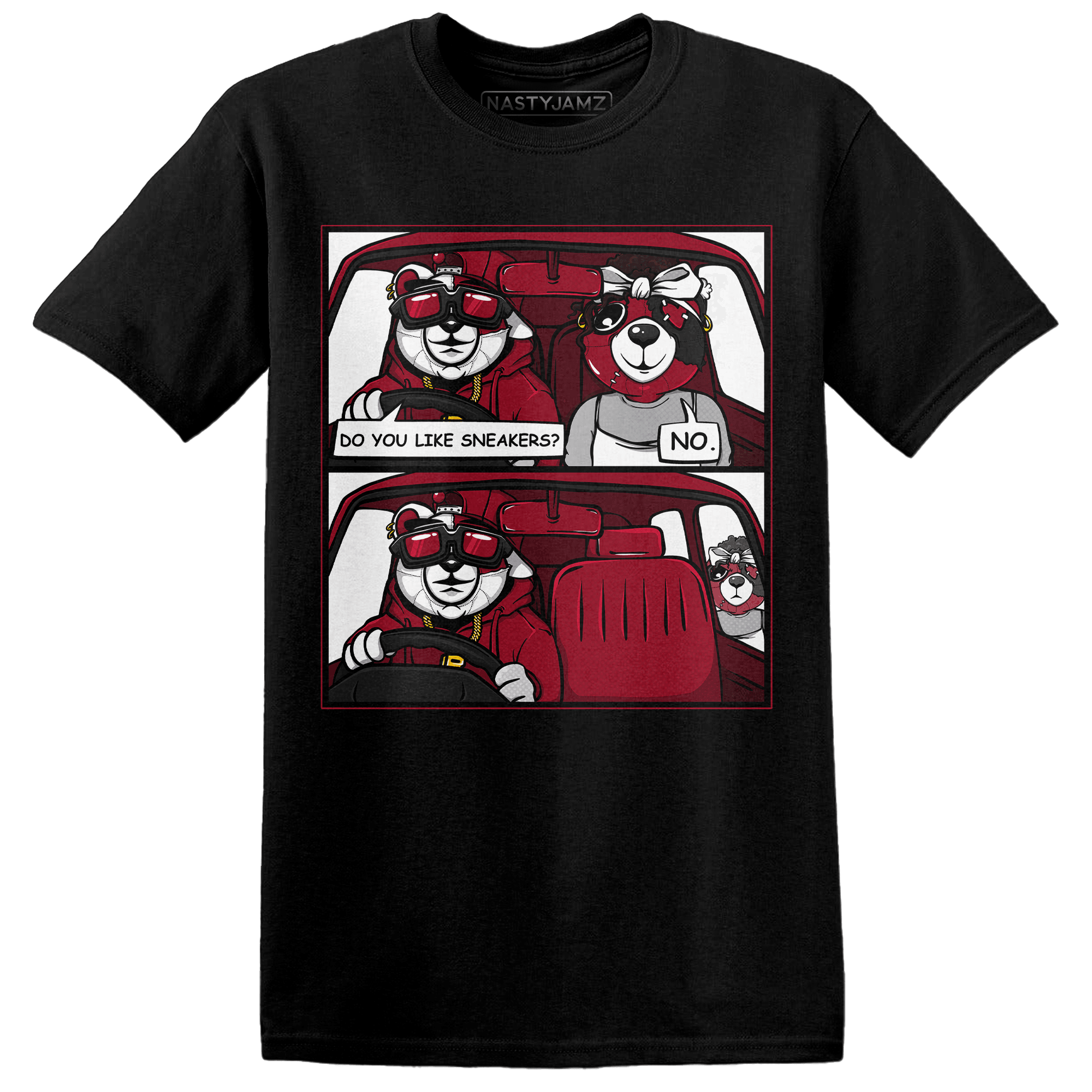 Retro Red Taxi 12s T Shirt Match Bye Her - NastyJamz