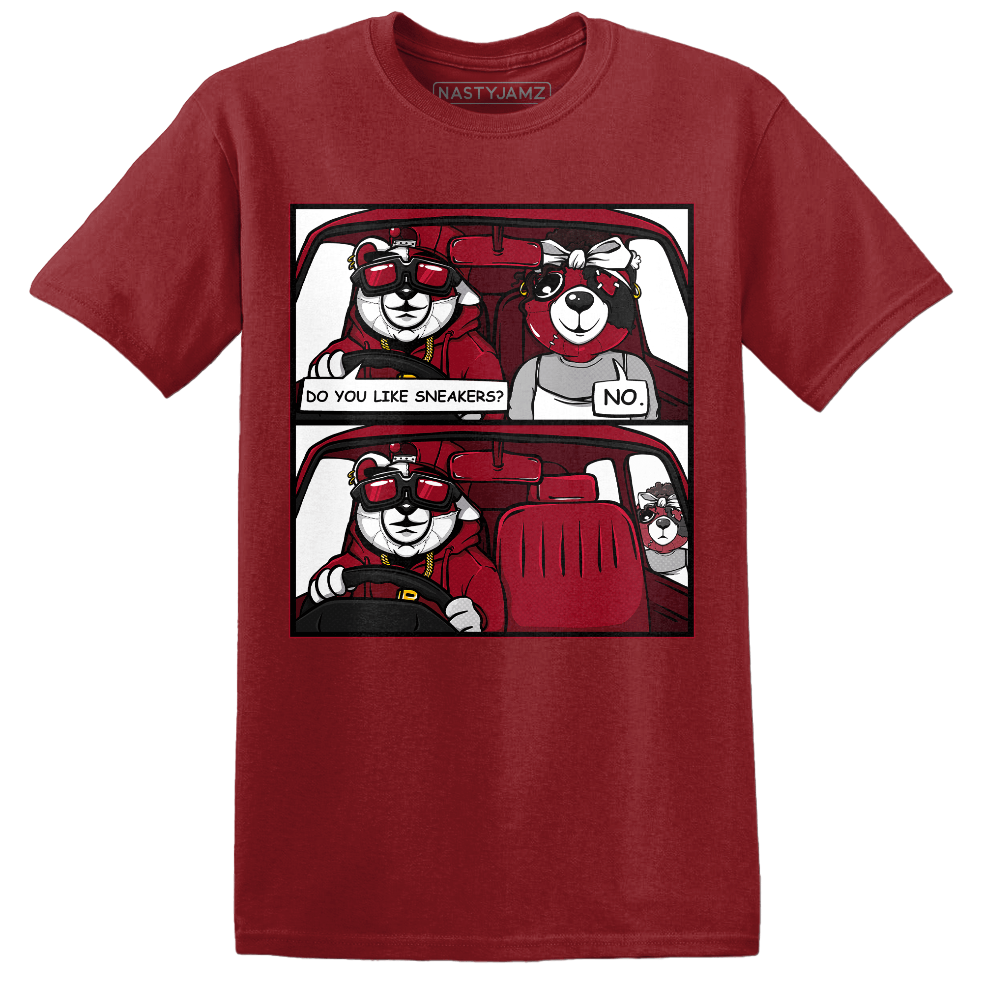 Retro Red Taxi 12s T Shirt Match Bye Her - NastyJamz