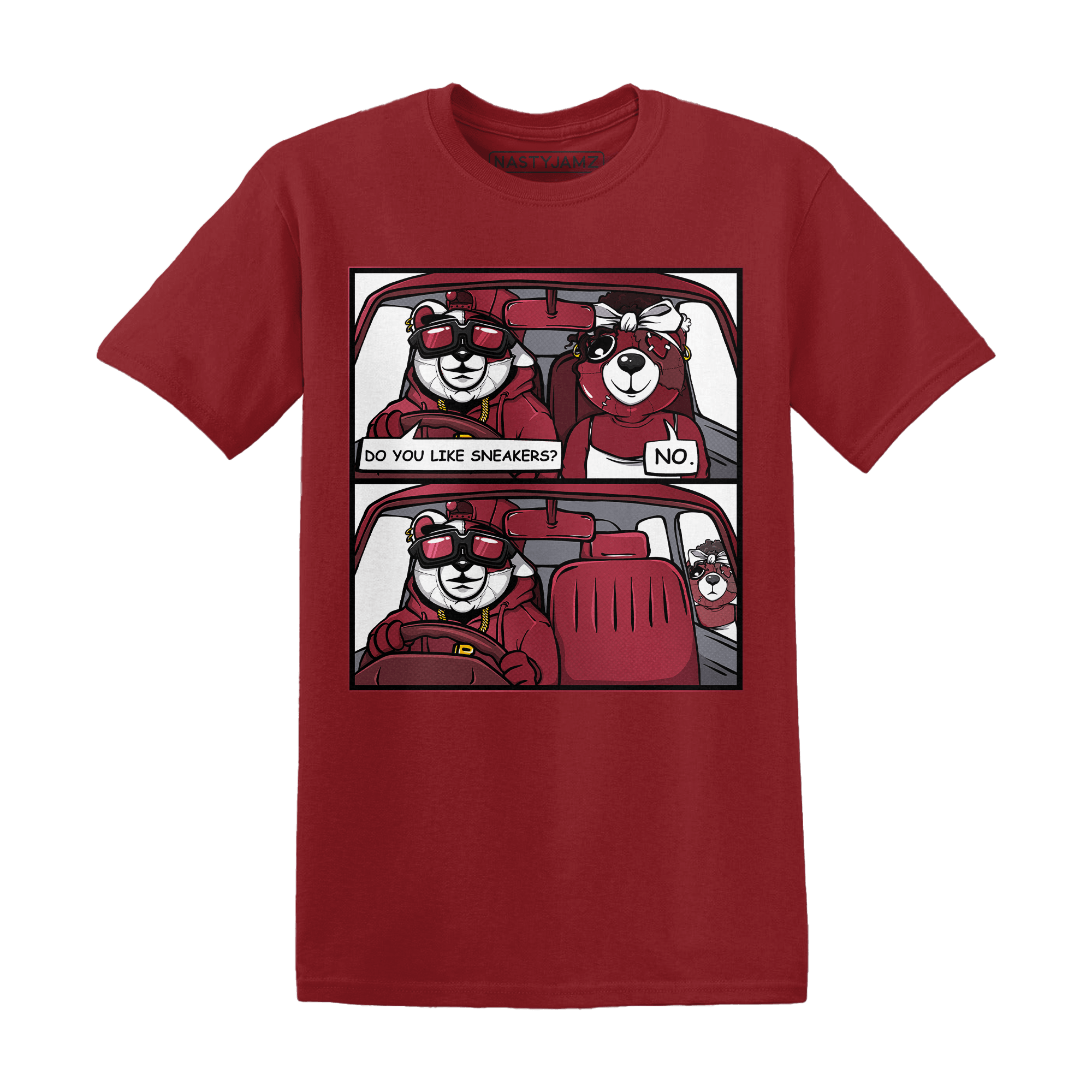 High 85 Metallic Burgundy 1s T Shirt Match Bye Her - NastyJamz