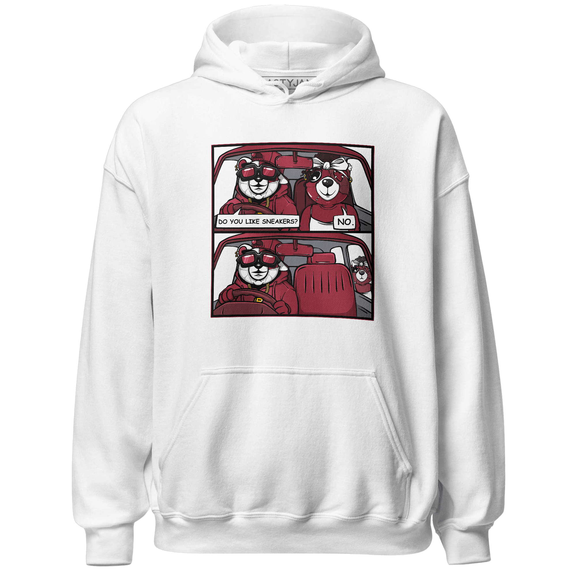 High 85 Metallic Burgundy 1s Hoodie Match Bye Her - NastyJamz