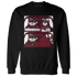 High White Team Red 1s Sweatshirt Match Bye Her - NastyJamz
