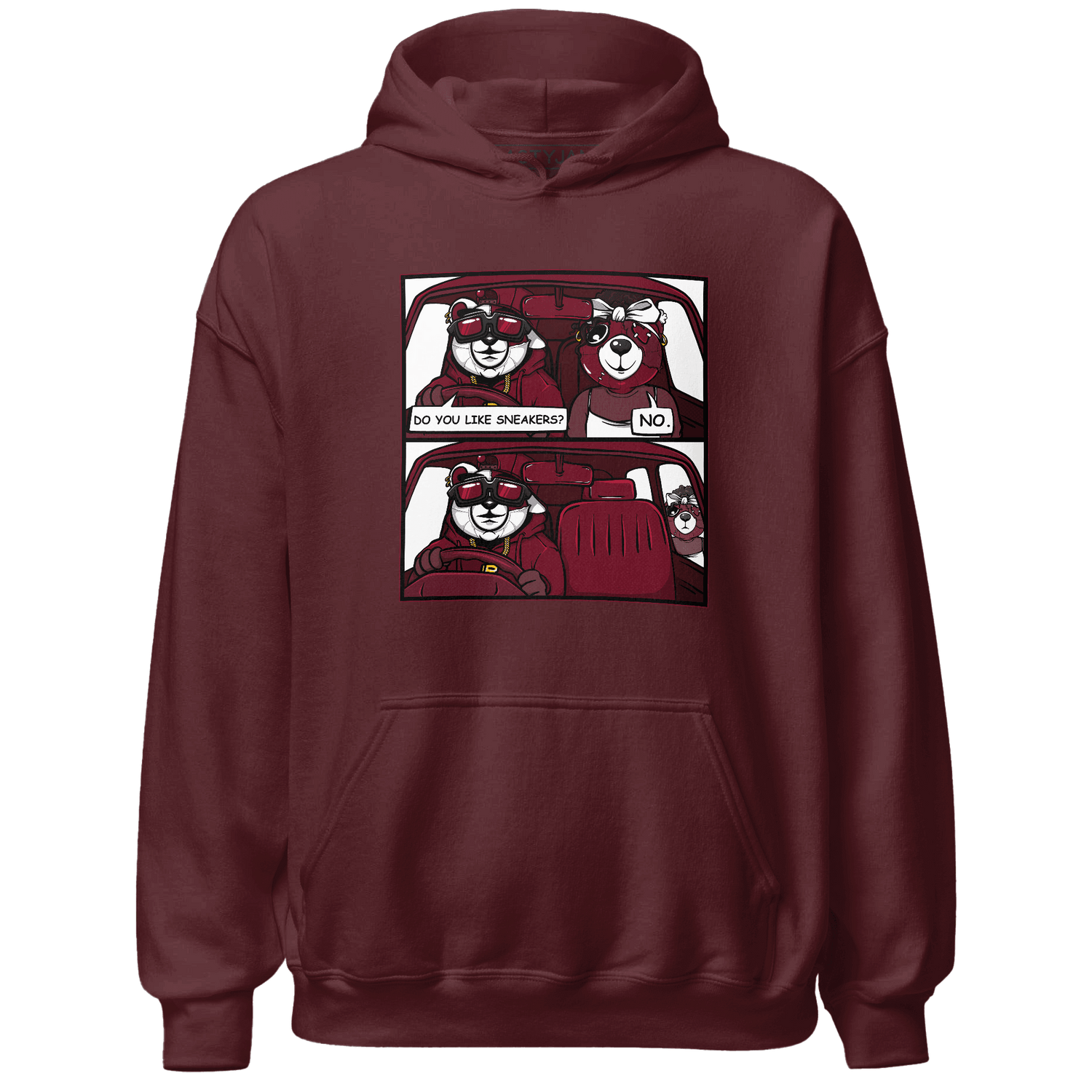 High White Team Red 1s Hoodie Match Bye Her - NastyJamz