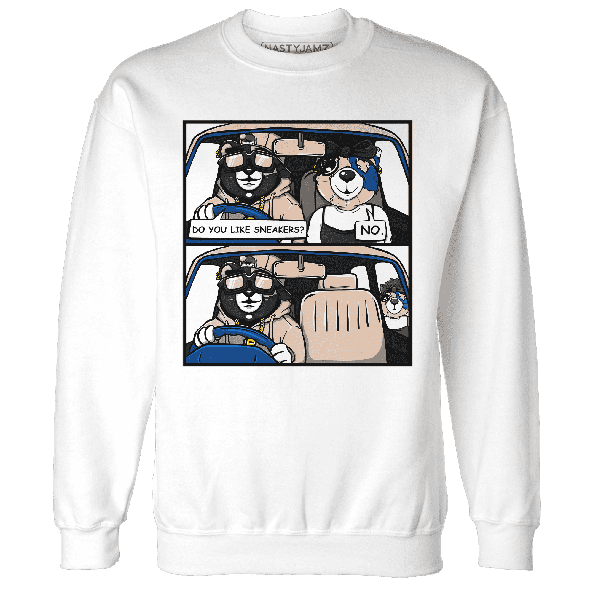 Quaiii 54 3s Sweatshirt Match Bye Her - NastyJamz