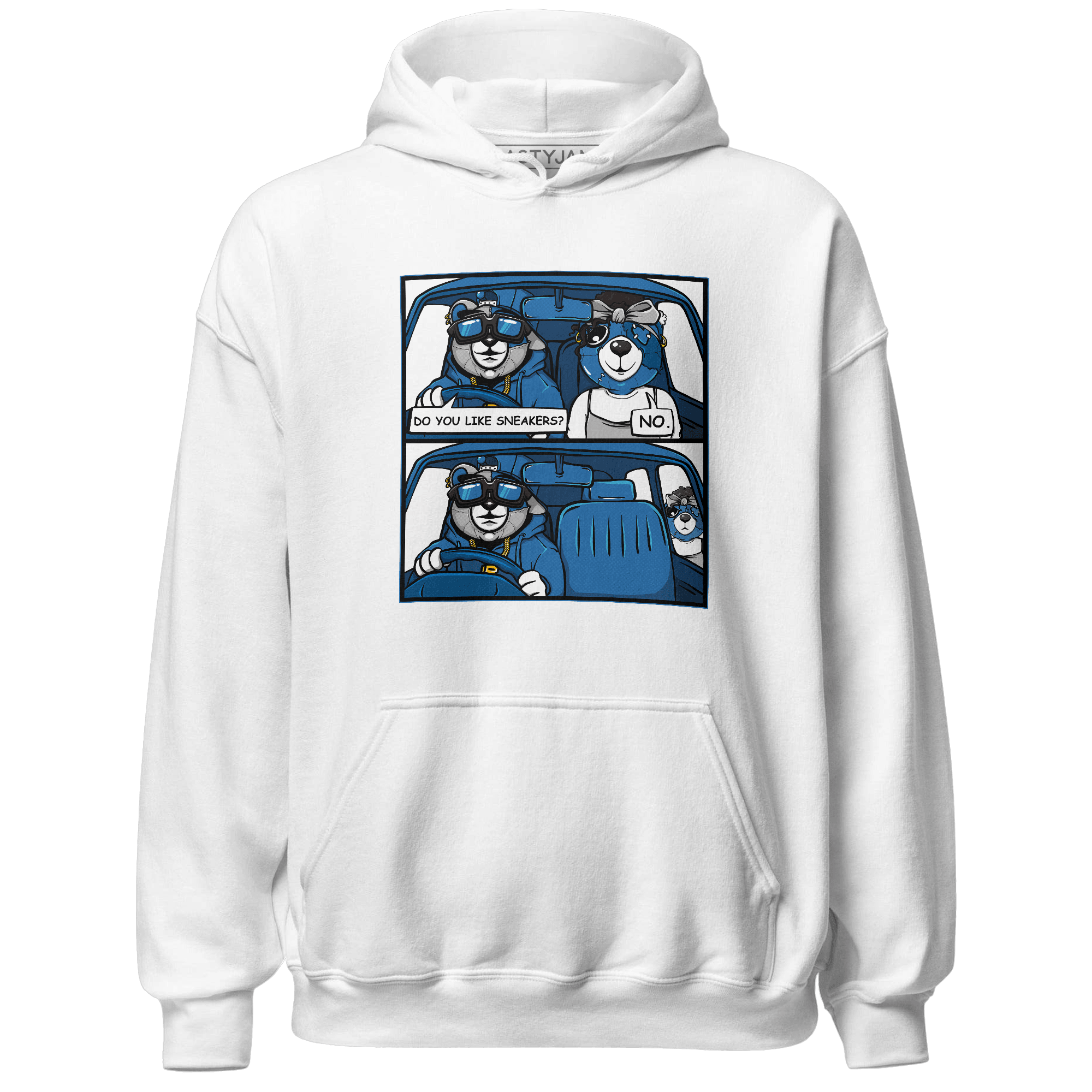 Industrial Blue 4s Hoodie Match Bye Her - NastyJamz