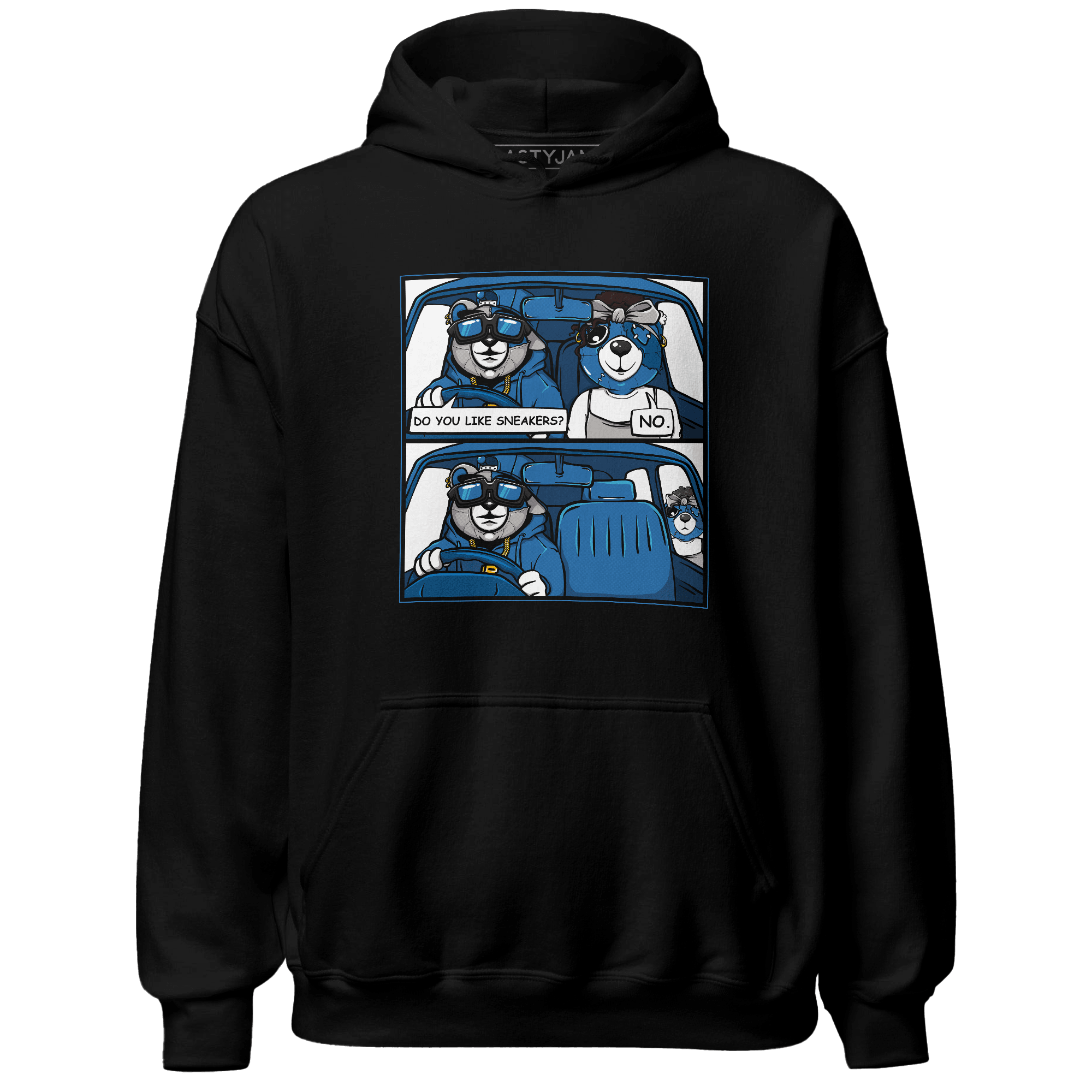 Industrial Blue 4s Hoodie Match Bye Her - NastyJamz